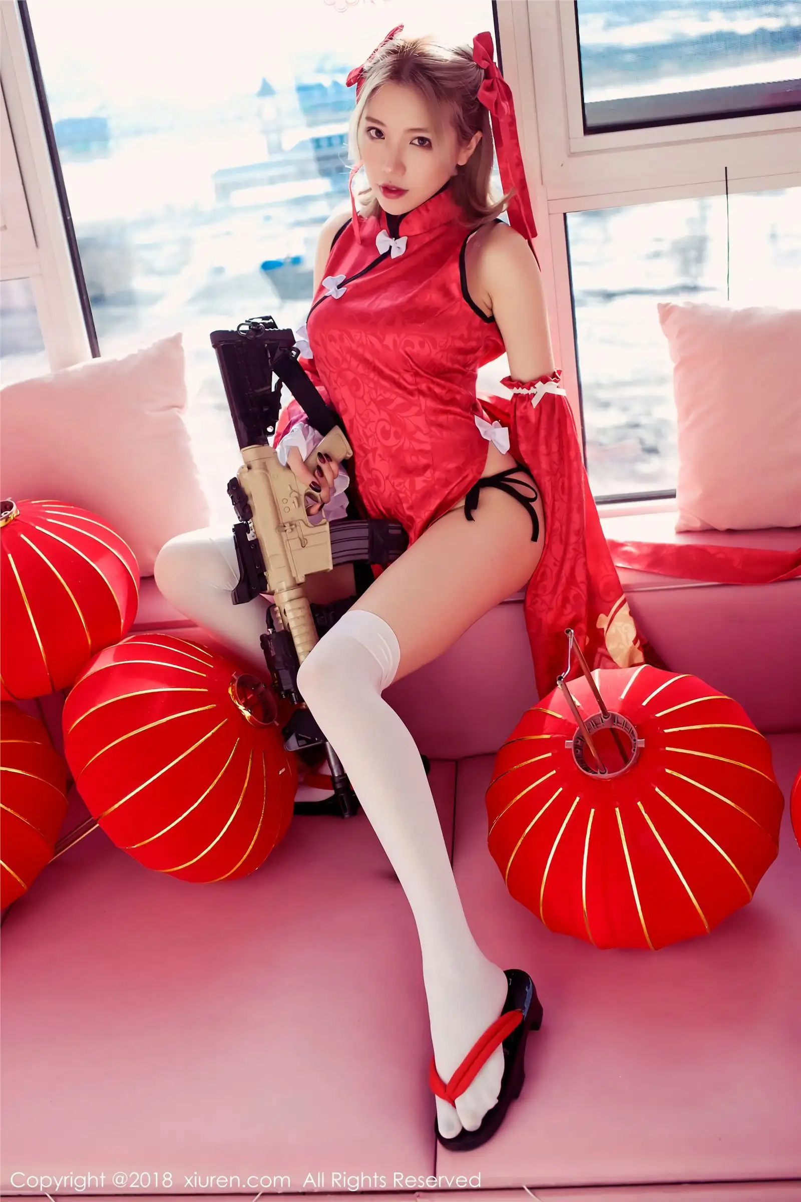 [秀人XIUREN] 2018.01.25 NO.911 COS枪娘 黄楽然