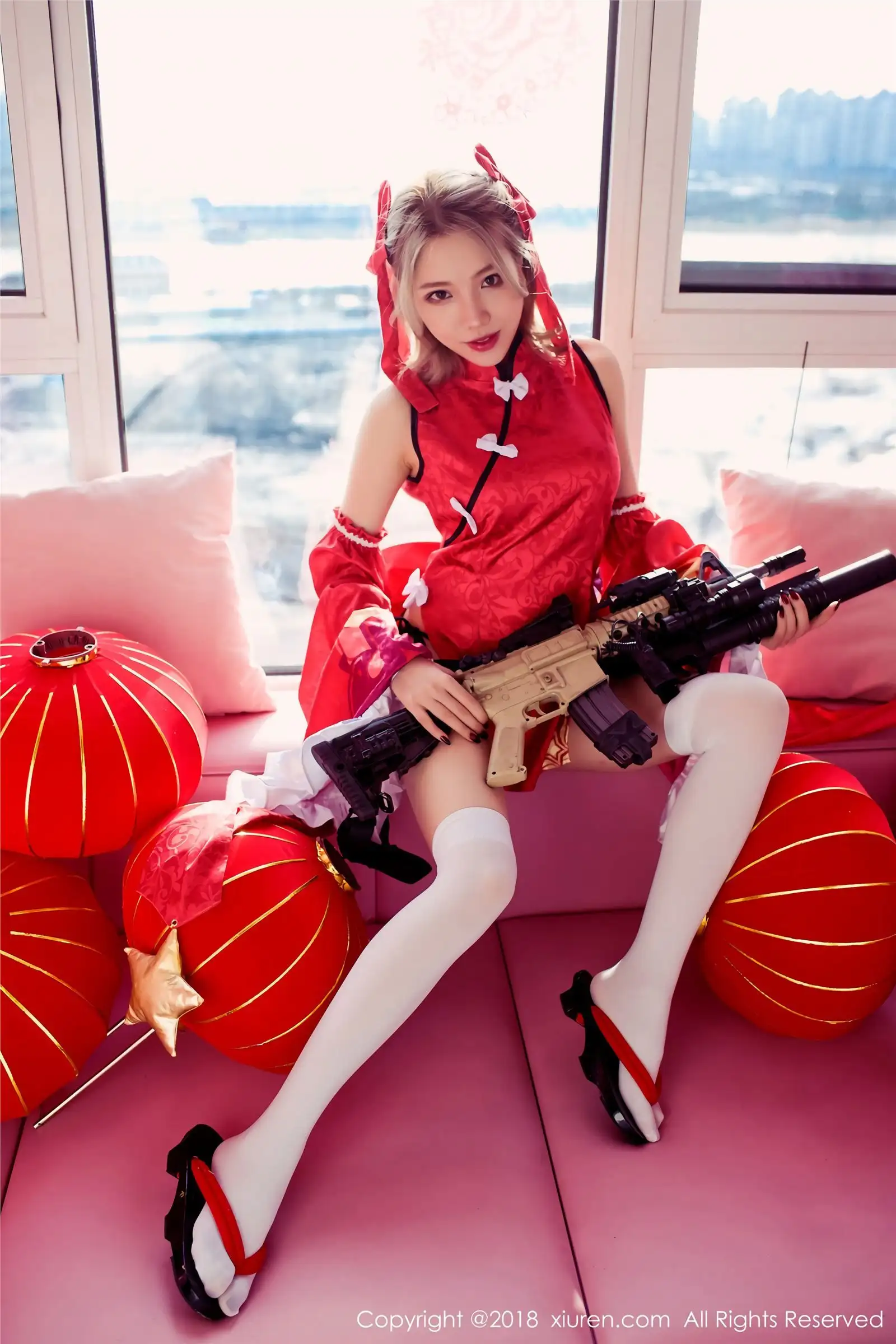 [秀人XIUREN] 2018.01.25 NO.911 COS枪娘 黄楽然