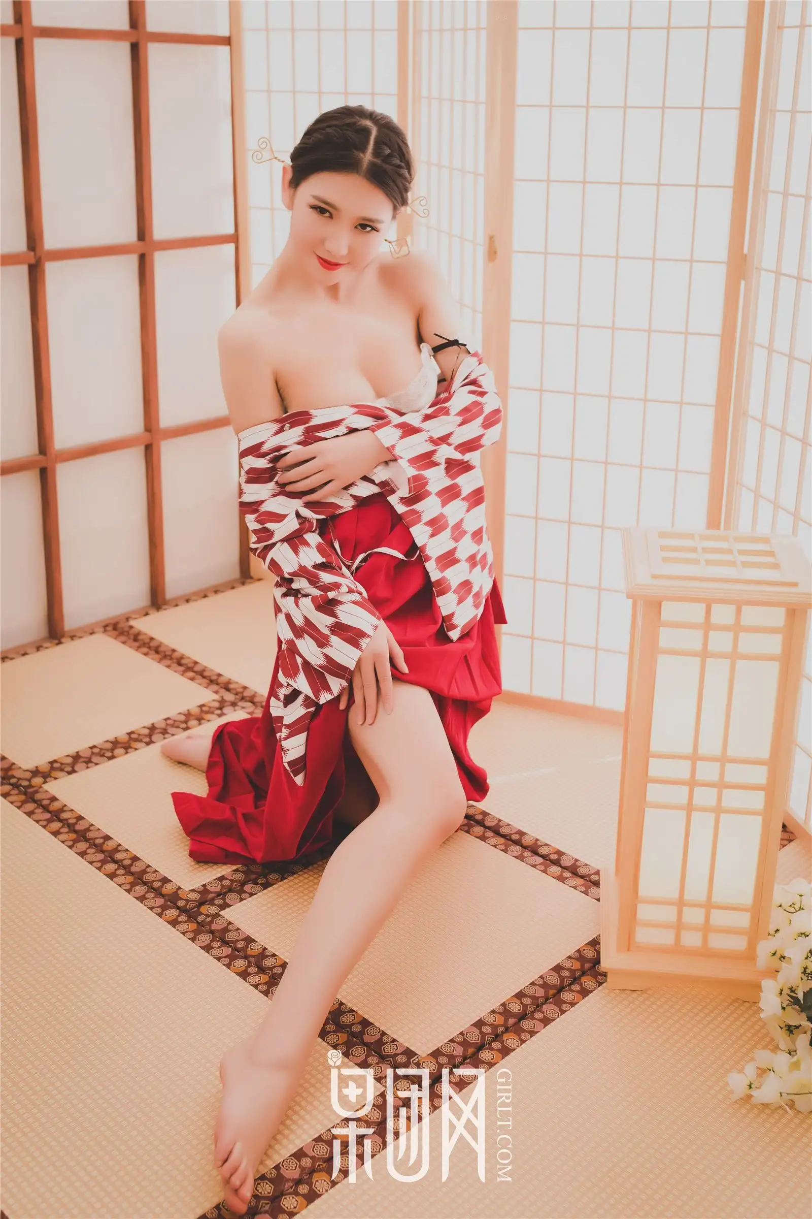 [果团网美女图片] 2018.01.06 NO.115 和服丽人糖果儿