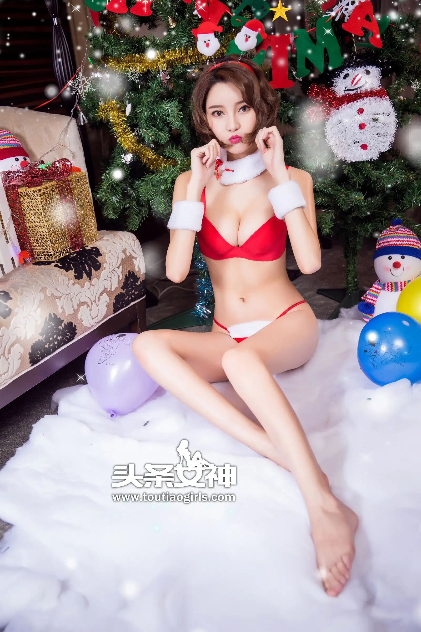 [Toutiaogirls] 2016.12.24 圣诞性感头号女神 文雪