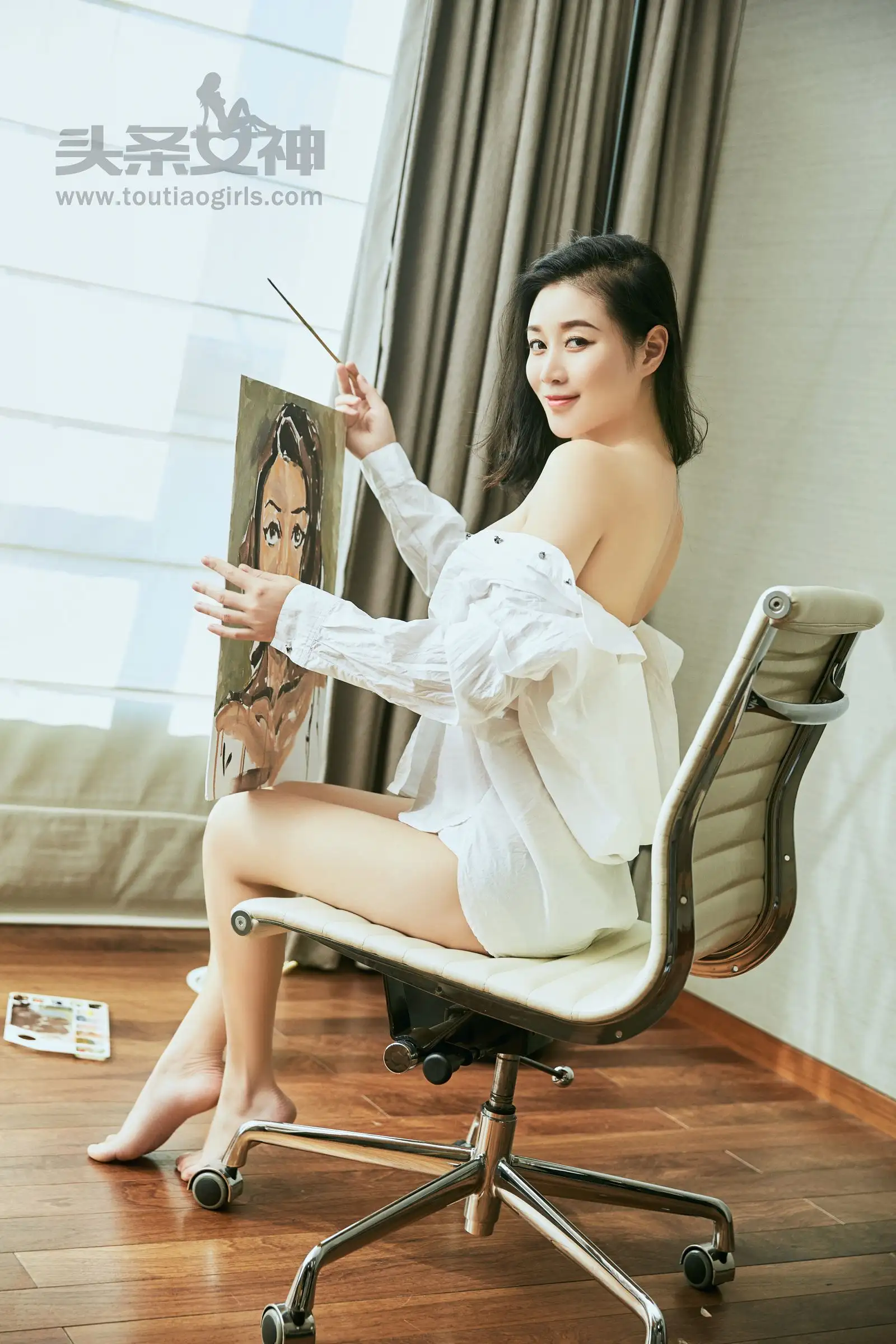 [Toutiaogirls] 2017.03.22 画中的维纳斯 张梓然