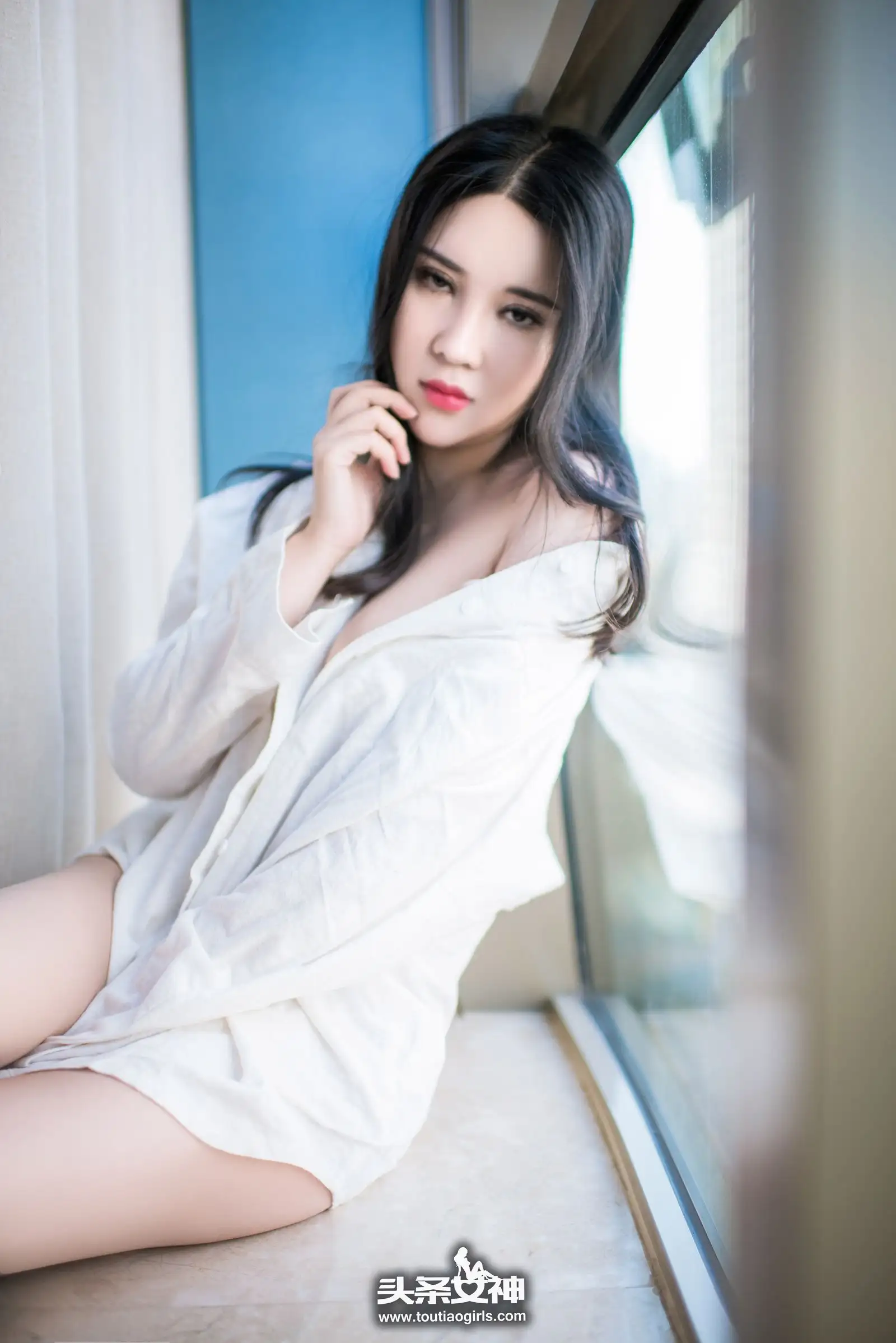 [Toutiaogirls] 2017.03.19 热情白衬衣性感开发 可儿