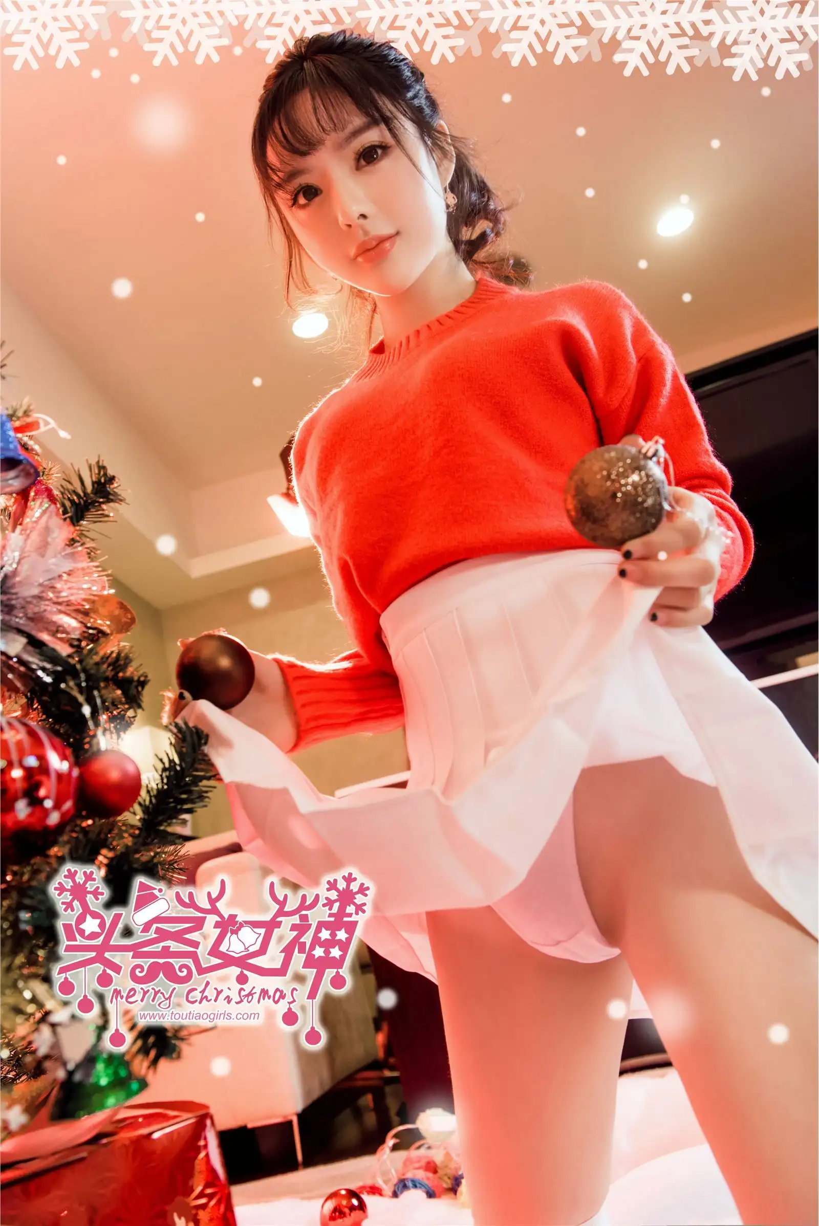 [Toutiaogirls] 2017.12.25 No.518 周熙妍白甜快乐时光