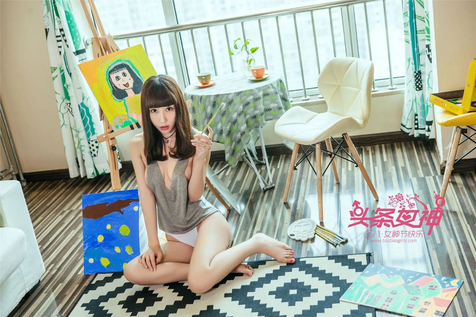 [Toutiaogirls] 2018.03.08 No.563 女神节笑笑