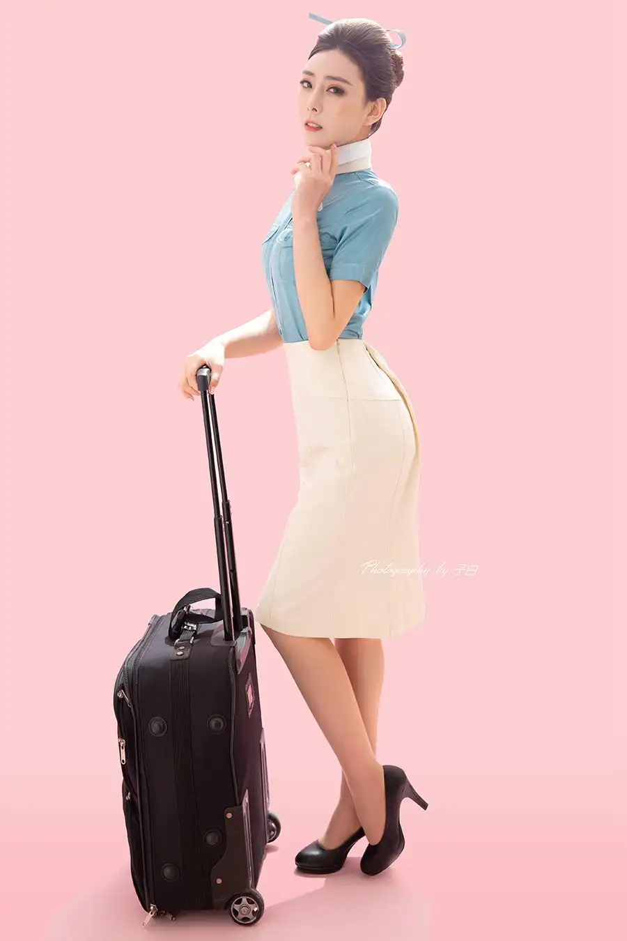 [Toutiaogirls头条女神] 2019.04.01 COS大韩航空空姐