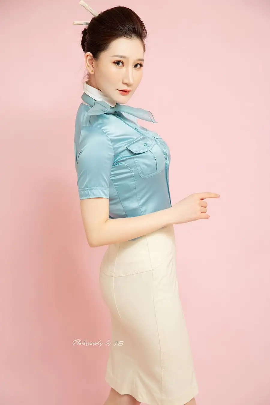 [Toutiaogirls头条女神] 2019.04.01 COS大韩航空空姐