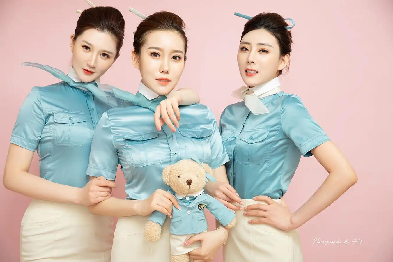 [Toutiaogirls头条女神] 2019.04.01 COS大韩航空空姐
