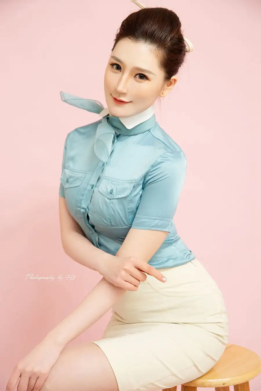 [Toutiaogirls头条女神] 2019.04.01 COS大韩航空空姐