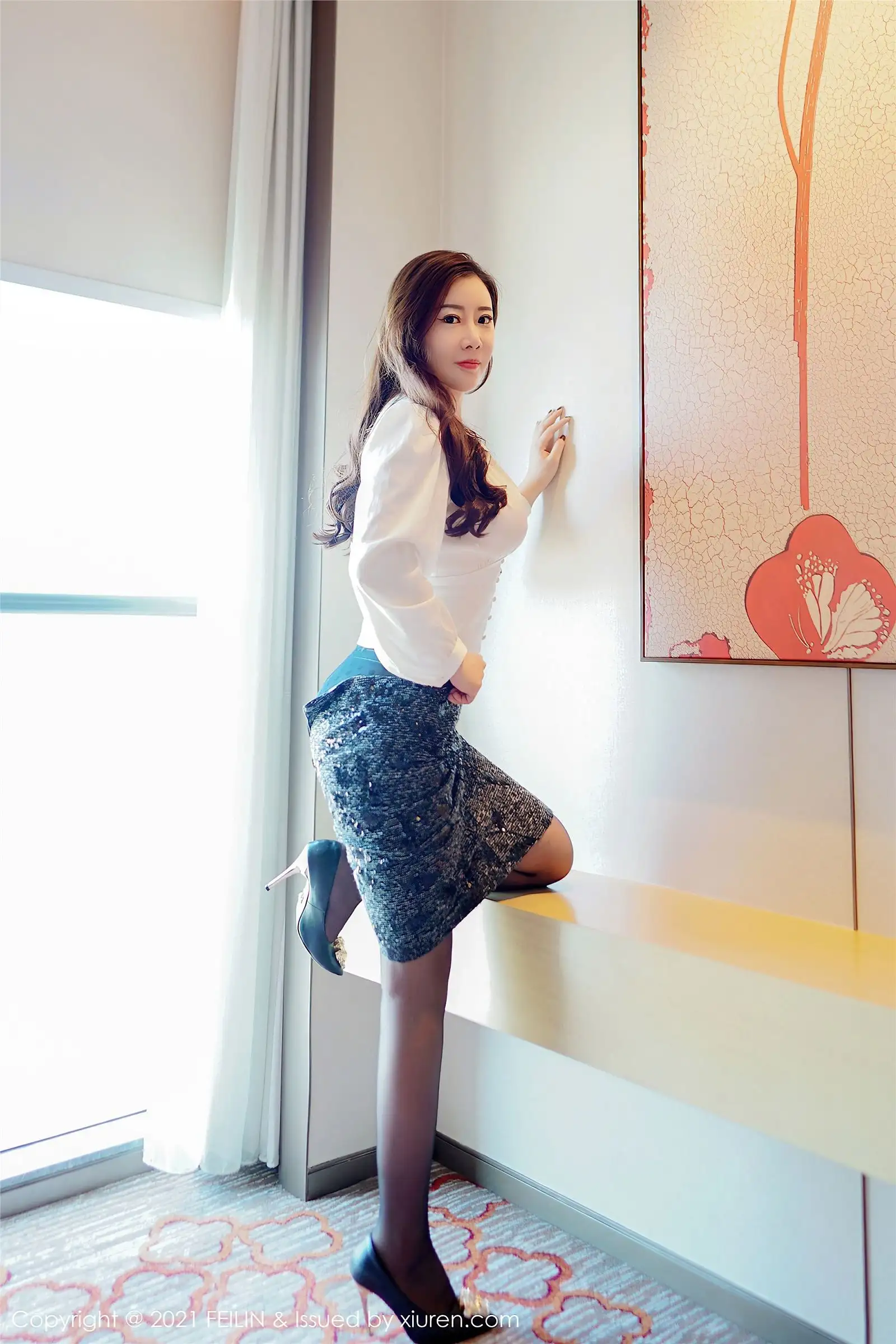 [FEILIN嗲囡囡] 2021.07.05 NO.400 王婉悠Queen
