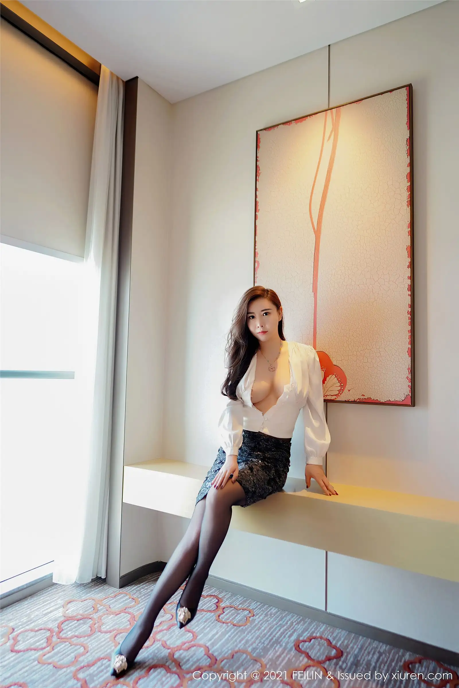 [FEILIN嗲囡囡] 2021.07.05 NO.400 王婉悠Queen