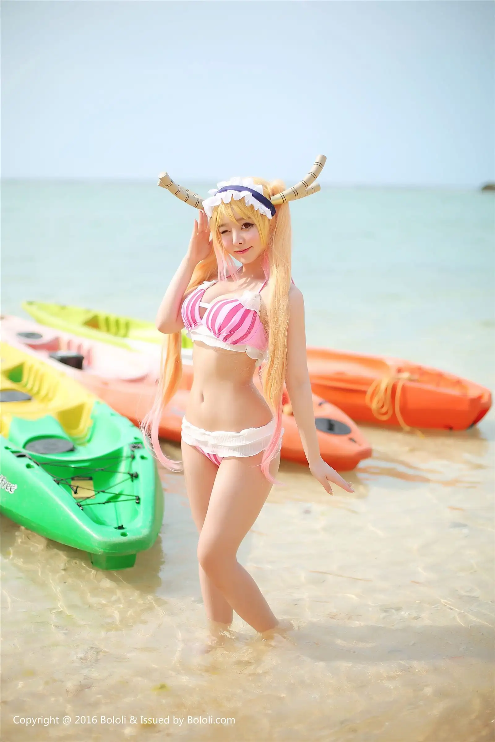 [BoLoli] 2017.05.06 Vol.052 柳侑绮&夏美酱
