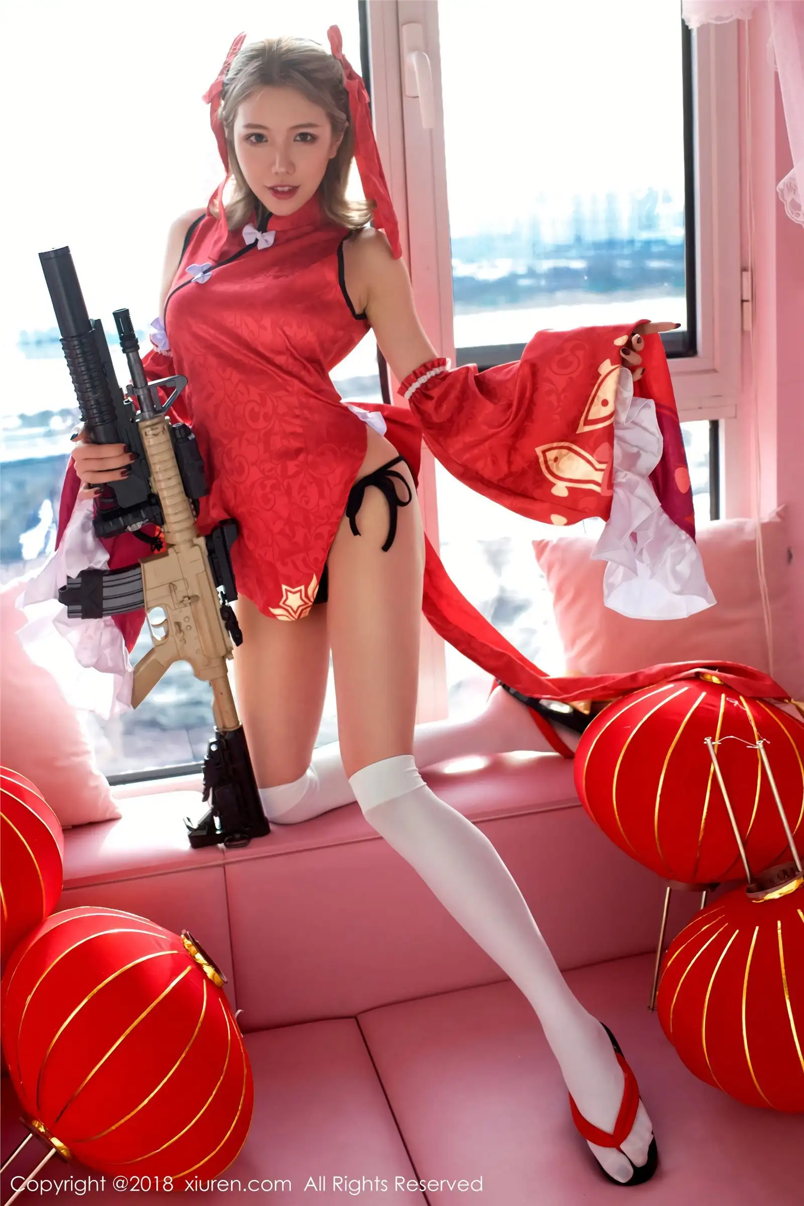 [秀人XIUREN] 2018.01.25 NO.911 COS枪娘 黄楽然