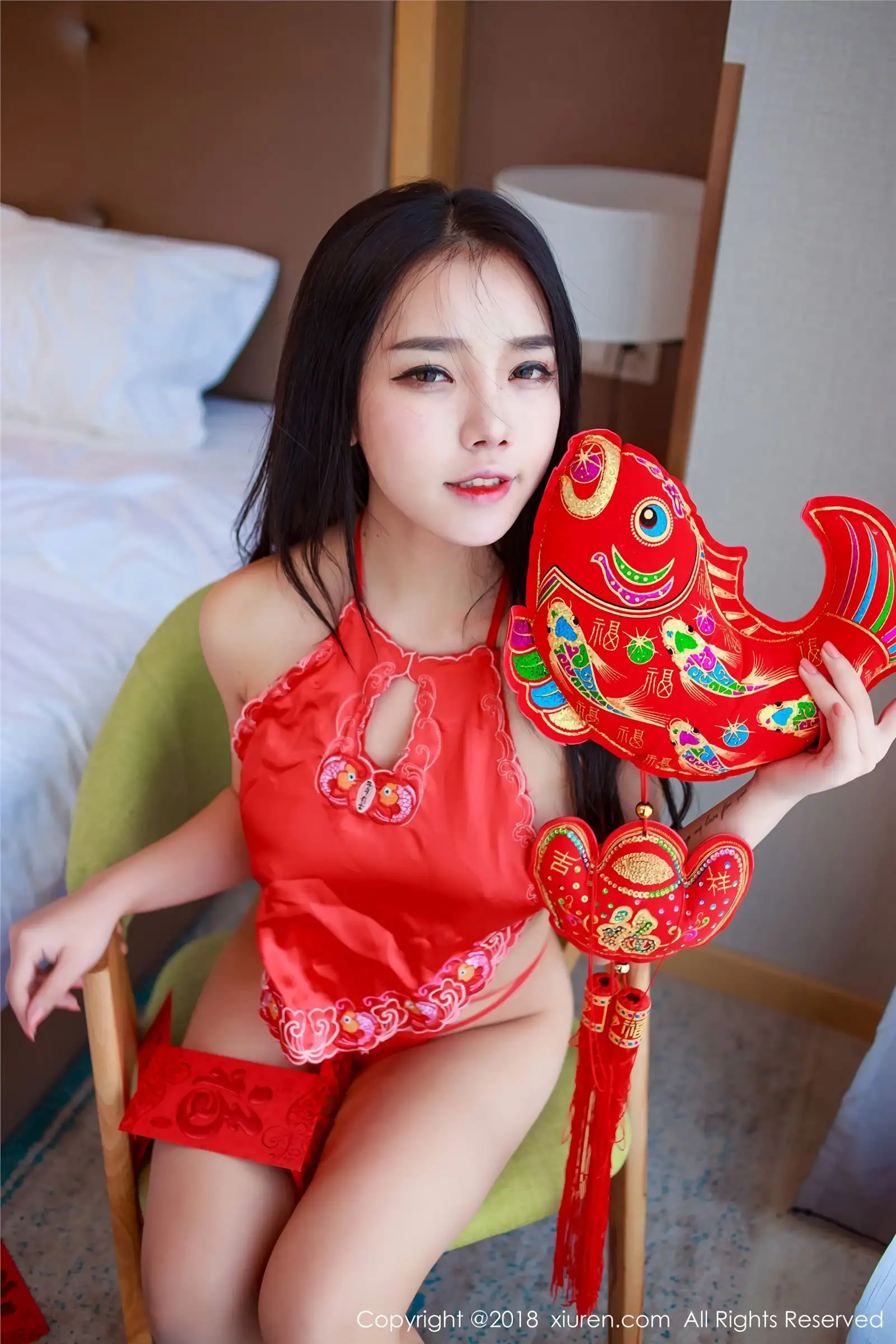 [秀人XIUREN] 2018.02.01 NO.921 肚兜内衣 夏雪爱