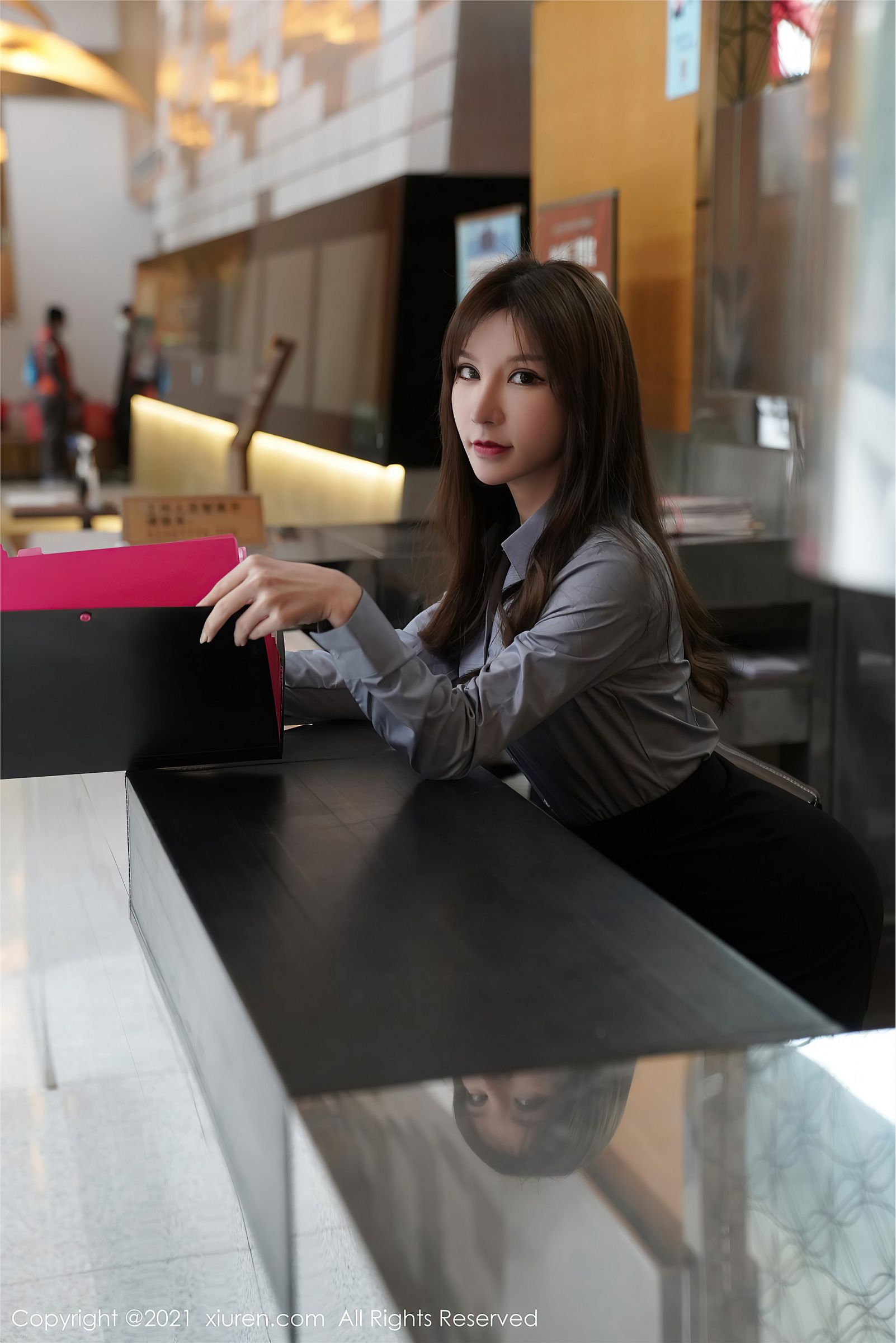 [XIUREN秀人网] 2021.03.10 NO.3187 周于希Sandy 制服 黑丝