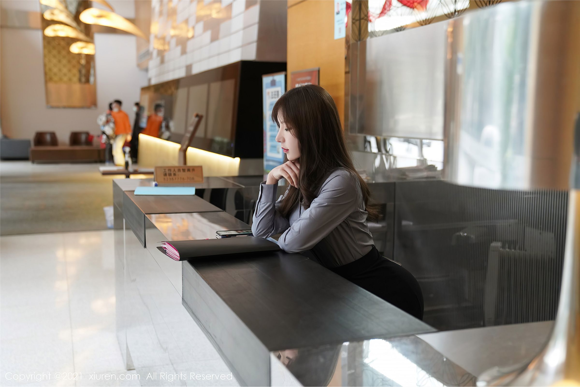 [XIUREN秀人网] 2021.03.10 NO.3187 周于希Sandy 制服 黑丝