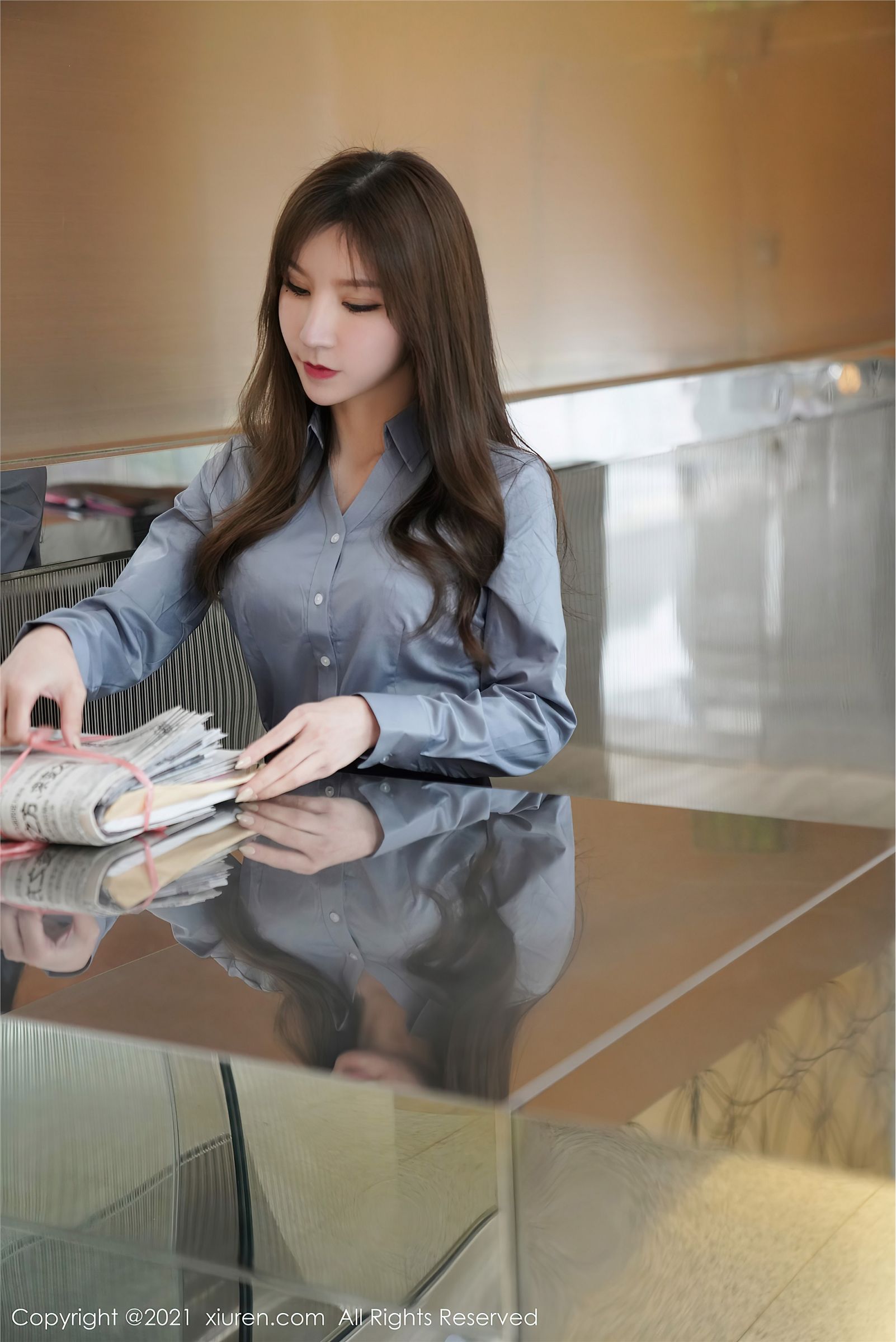 [XIUREN秀人网] 2021.03.10 NO.3187 周于希Sandy 制服 黑丝