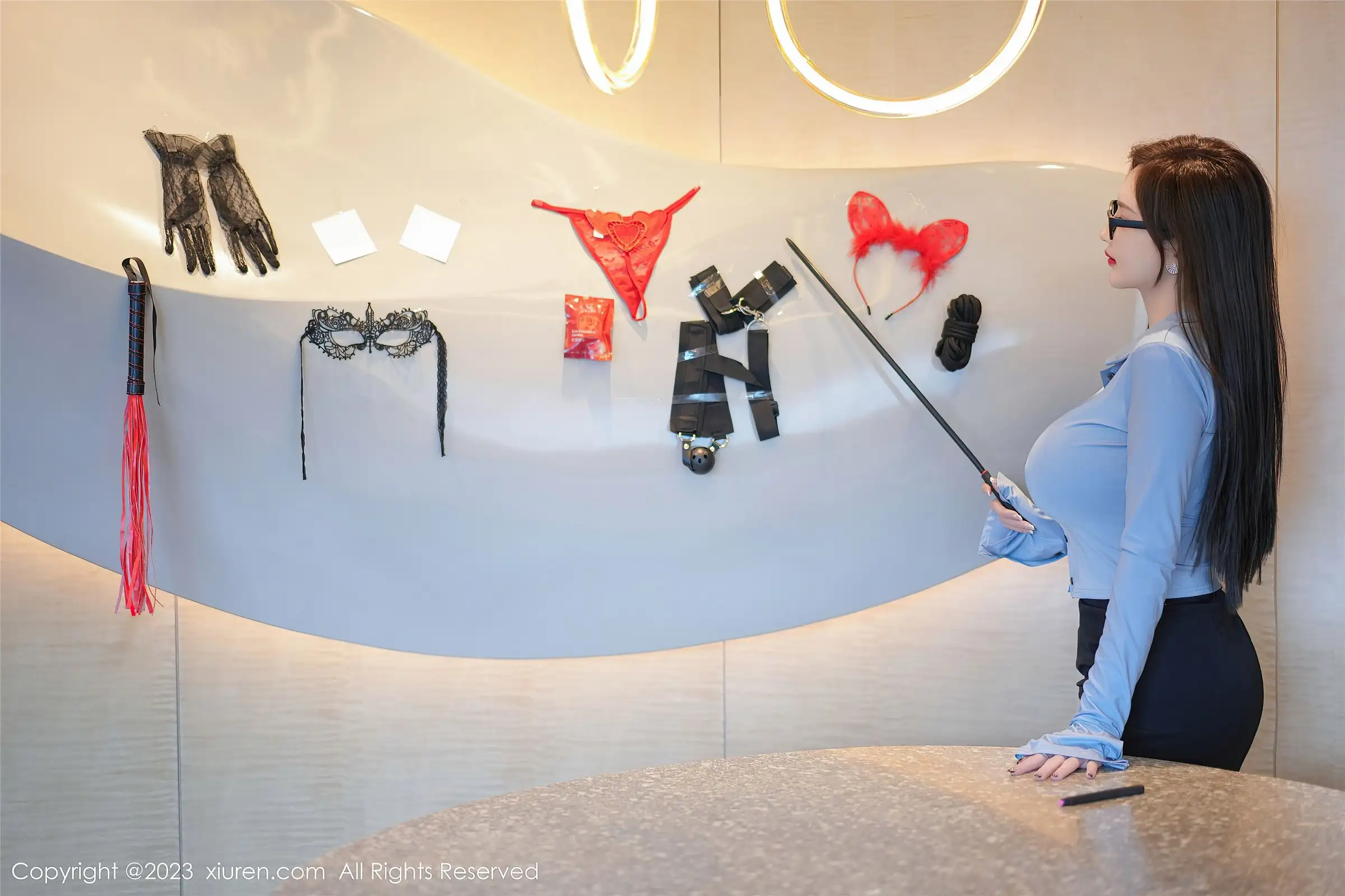 [XIUREN秀人网] 2023.07.18 NO.7095 Carol周妍希 黑丝