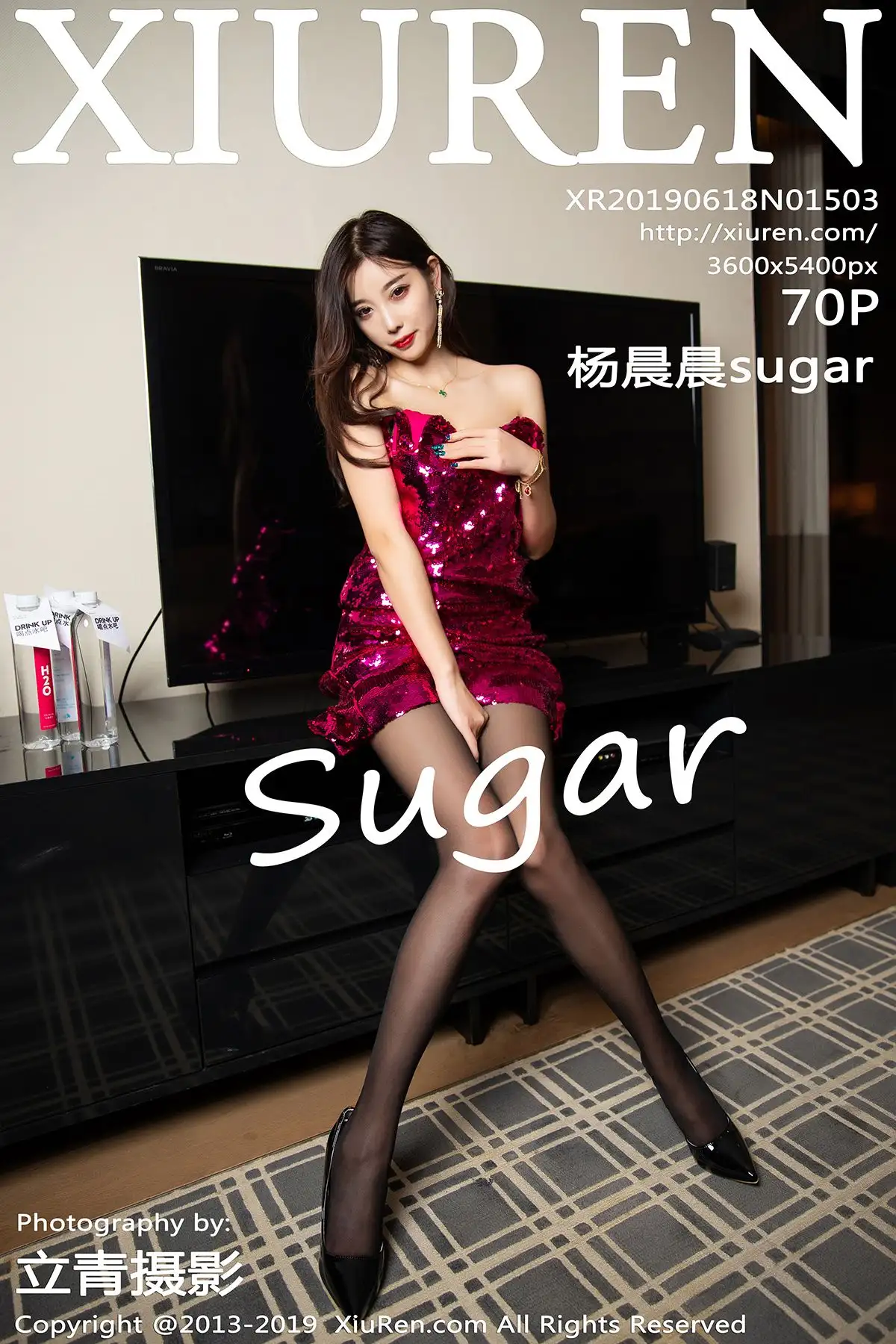 [XIUREN秀人网] 2019.06.18 NO.1503 销魂黑丝 杨晨晨sugar
