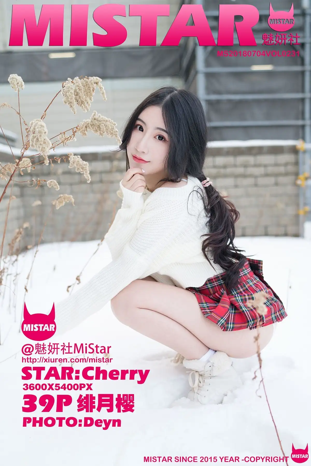 [MiStar美女] 2018.07.04 Vol.231 绯月樱-Cherry