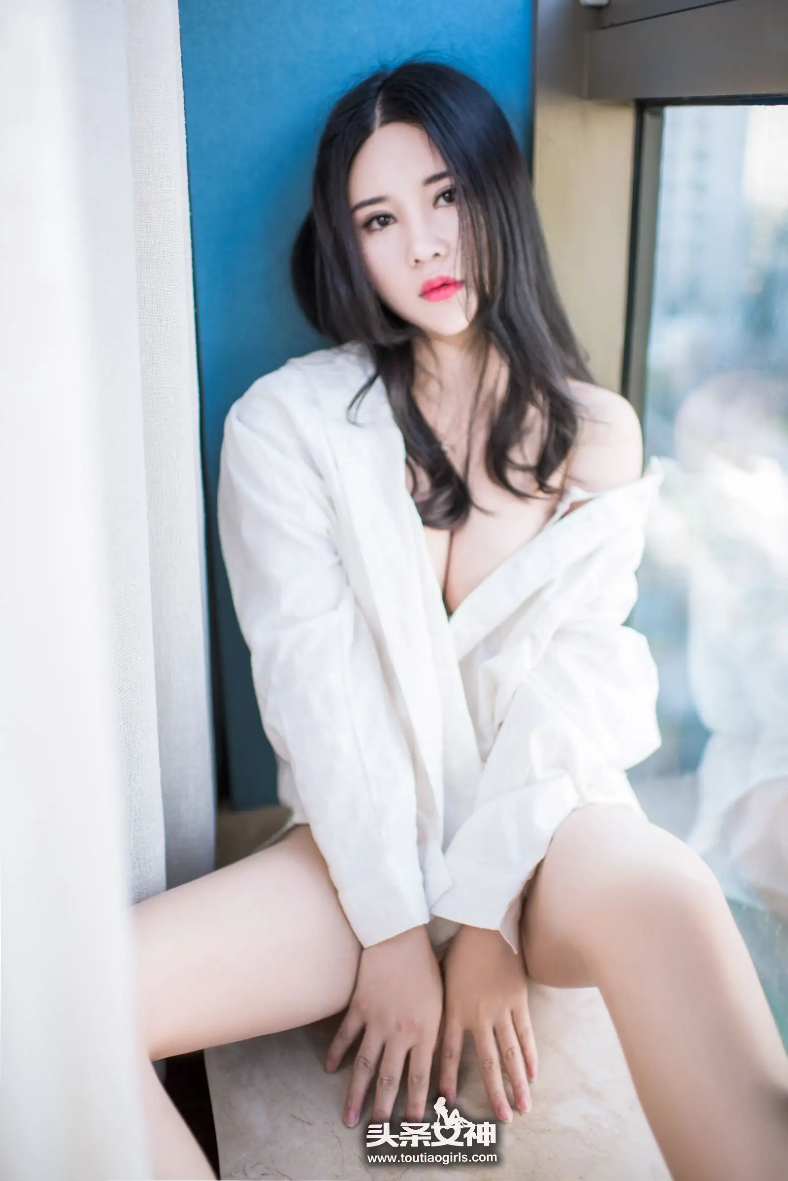 [Toutiaogirls] 2017.03.19 热情白衬衣性感开发 可儿