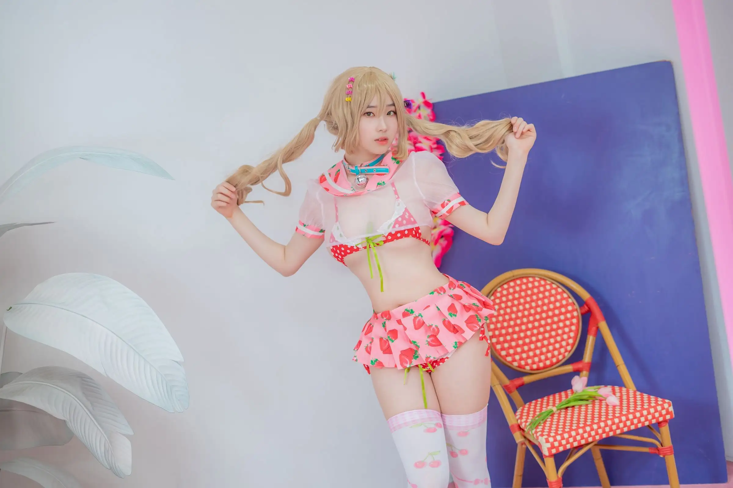 [BamBi] NO.058 CREAMSODA Over knee socks Concept_1