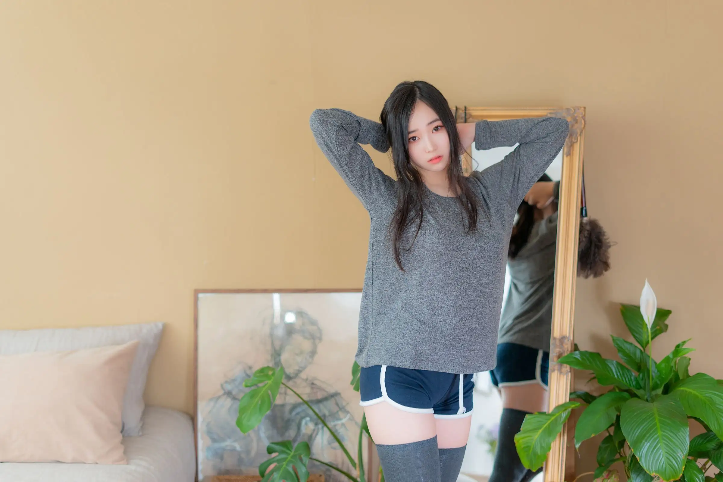 [BamBi] NO.058 CREAMSODA Over knee socks Concept_2