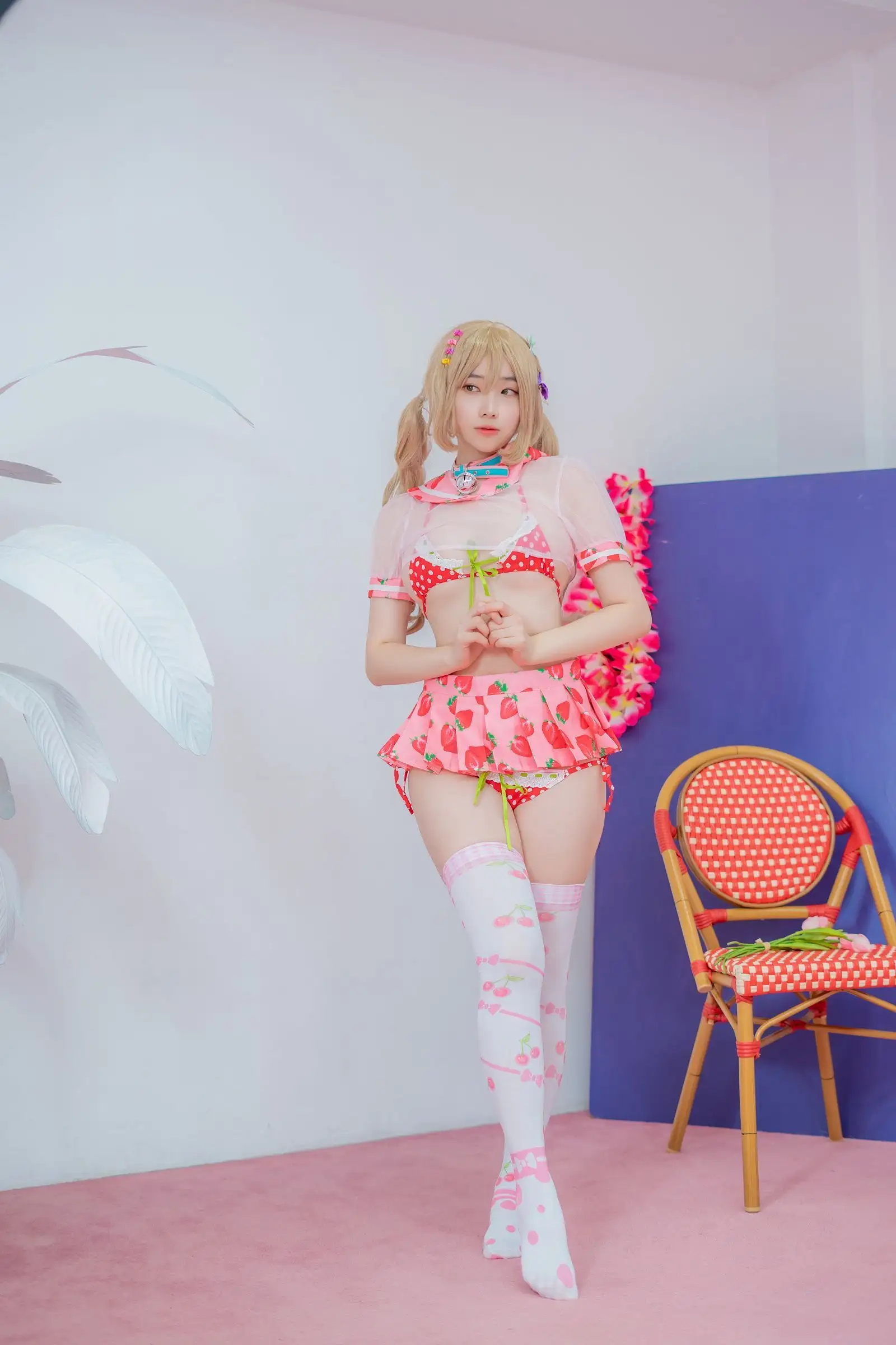[BamBi] NO.058 CREAMSODA Over knee socks Concept_1