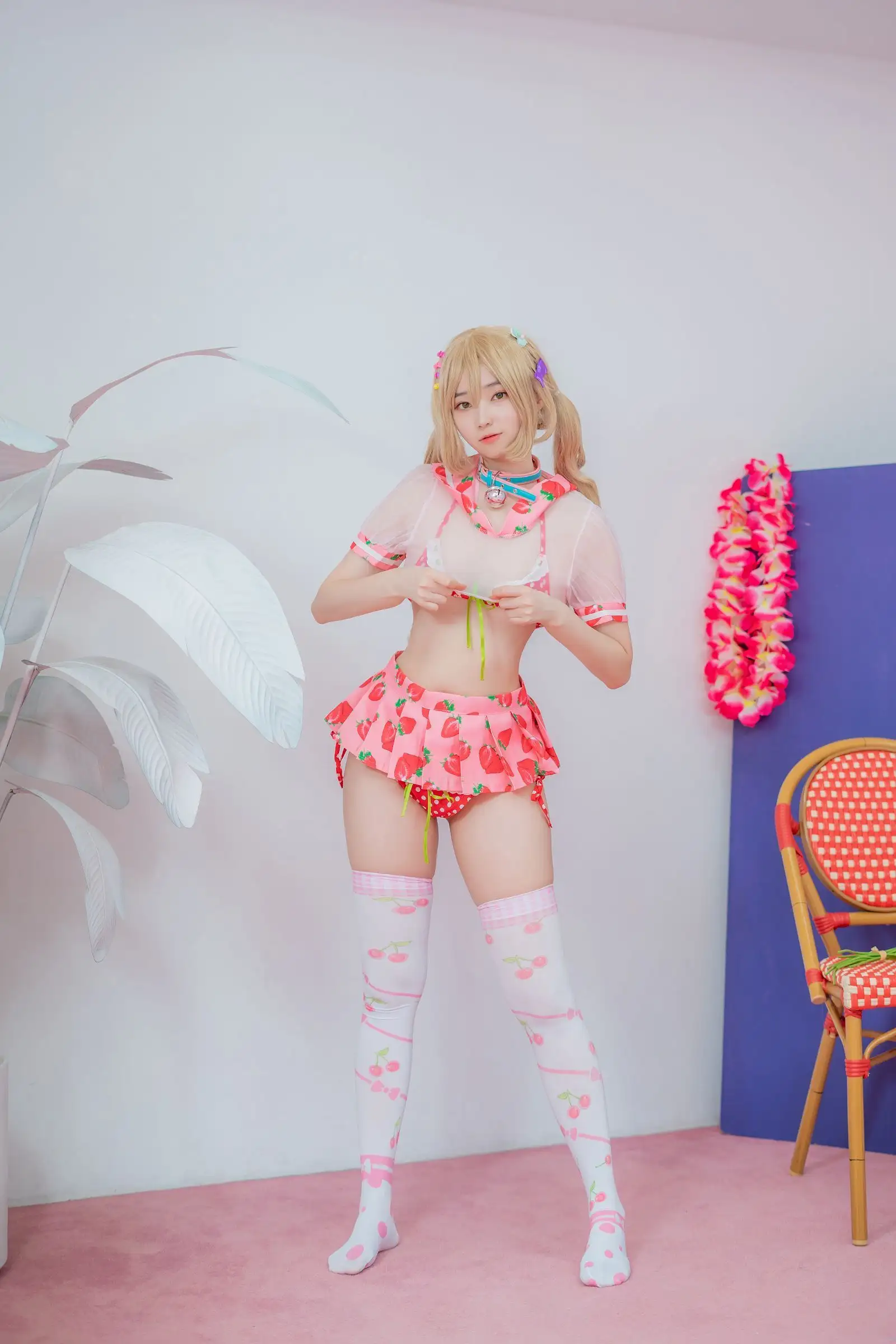 [BamBi] NO.058 CREAMSODA Over knee socks Concept_1