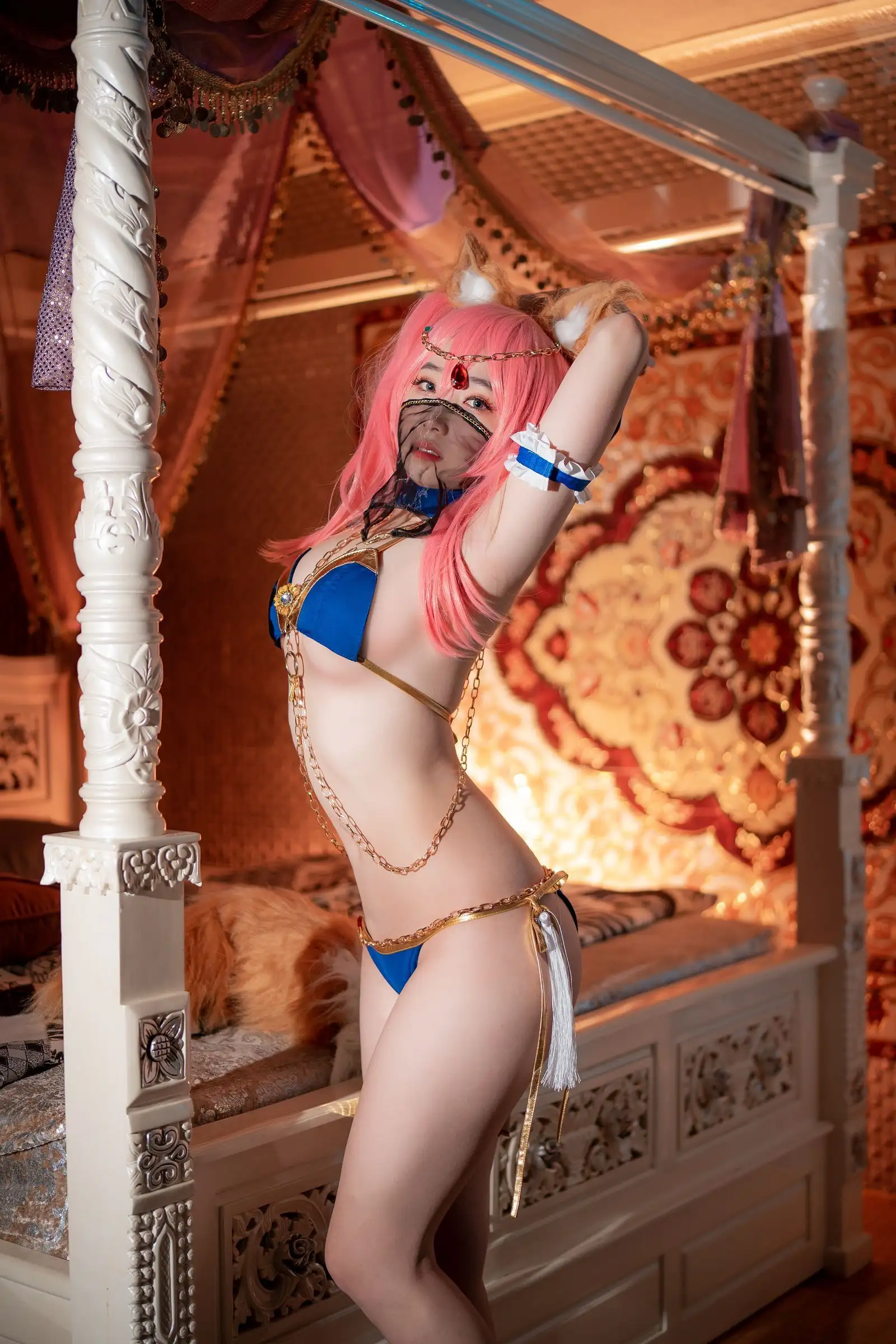 [BamBi] NO.076 CREAMSODA Cosplay Tamamo + Kama