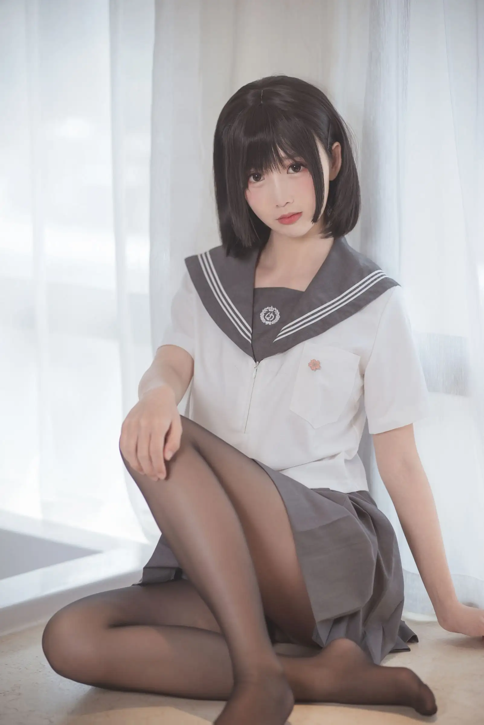 [Coser面饼仙儿] NO.016 脑内少女 黑丝JK
