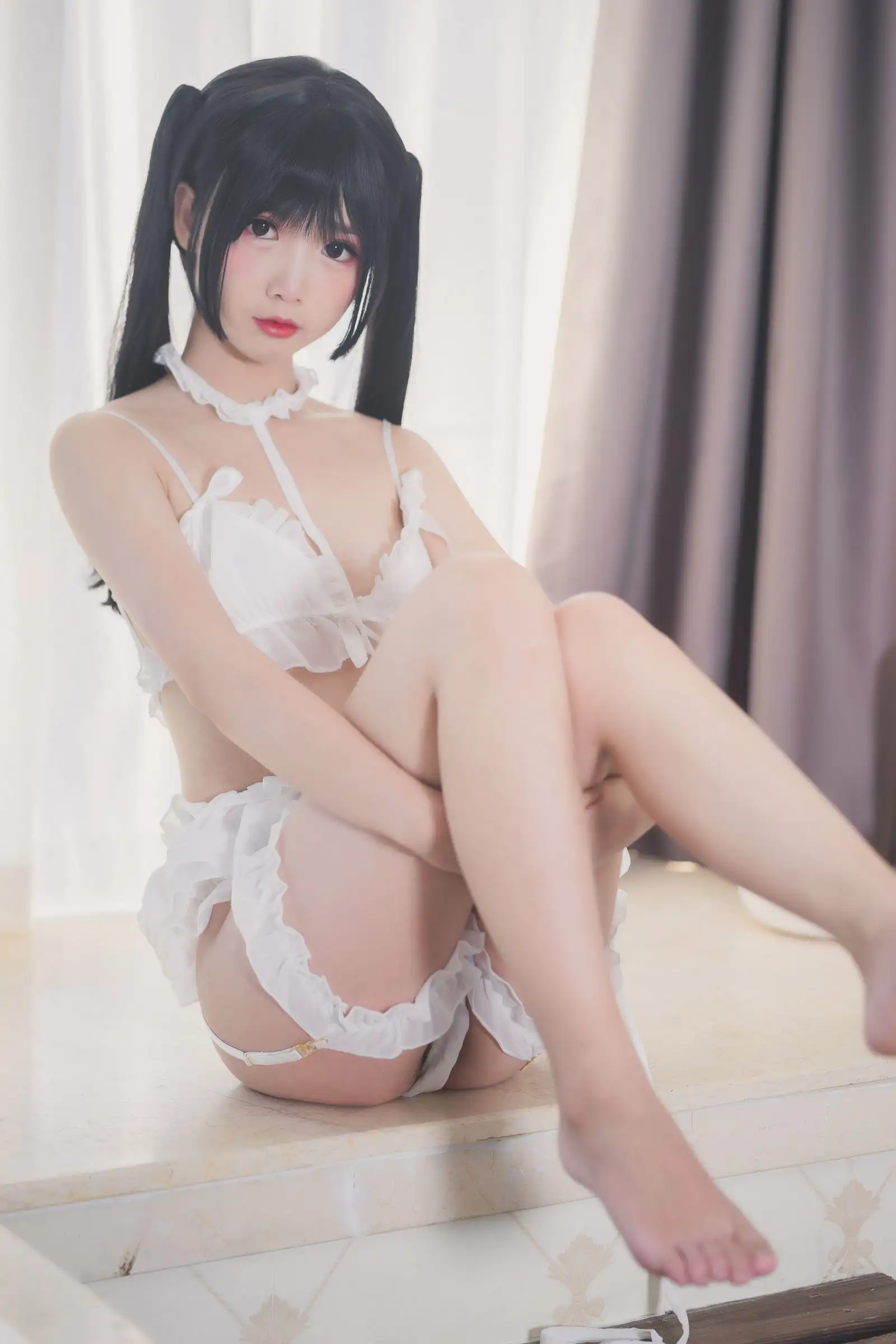 [Coser面饼仙儿] NO.015 脑内少女 白内衣