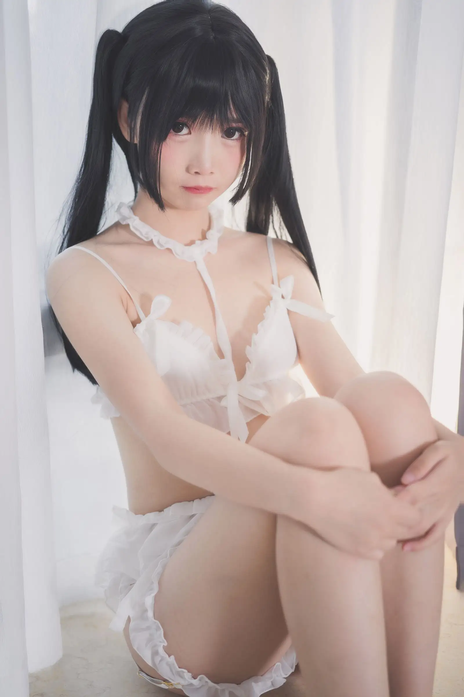 [Coser面饼仙儿] NO.015 脑内少女 白内衣