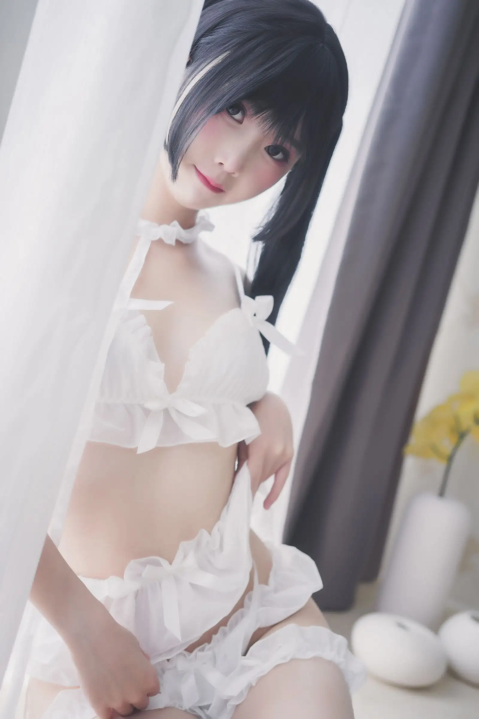 [Coser面饼仙儿] NO.015 脑内少女 白内衣
