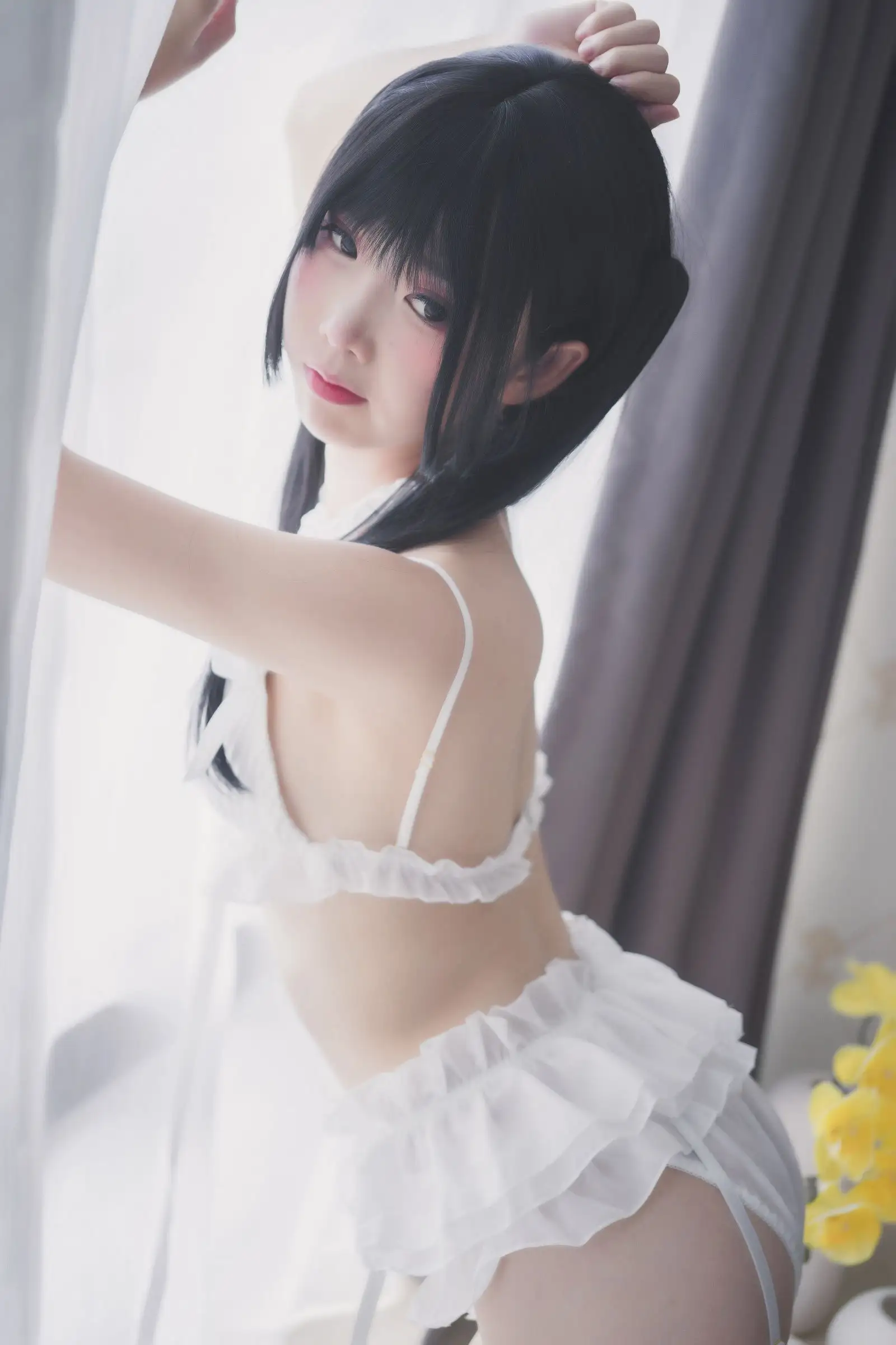 [Coser面饼仙儿] NO.015 脑内少女 白内衣