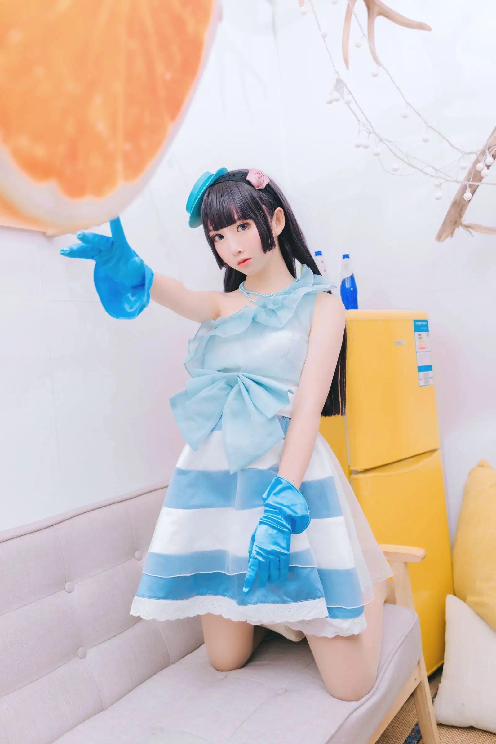 [Coser面饼仙儿] NO.026 黑猫打歌服