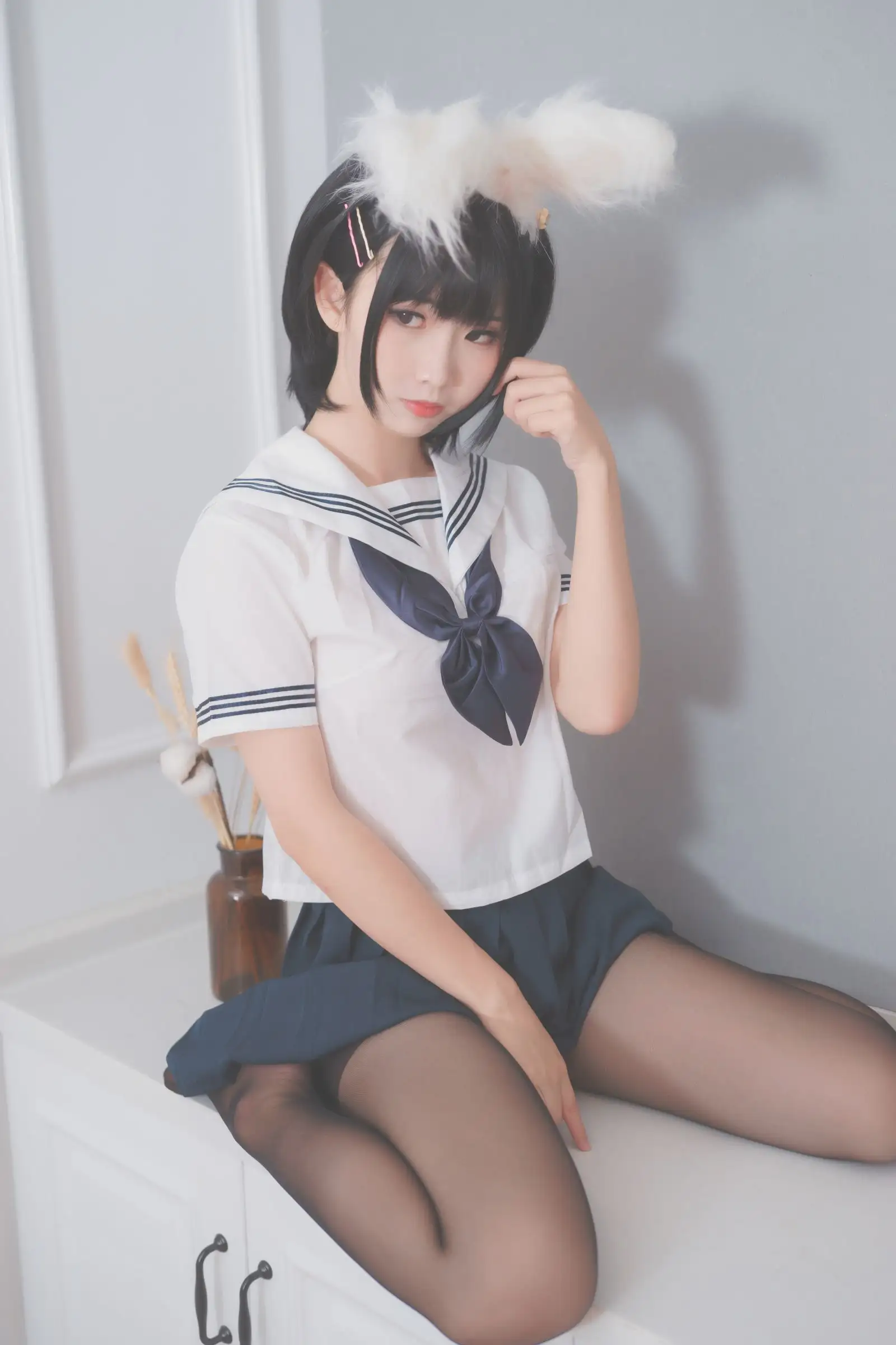 [Coser面饼仙儿] NO.053 面饼兔耳jk