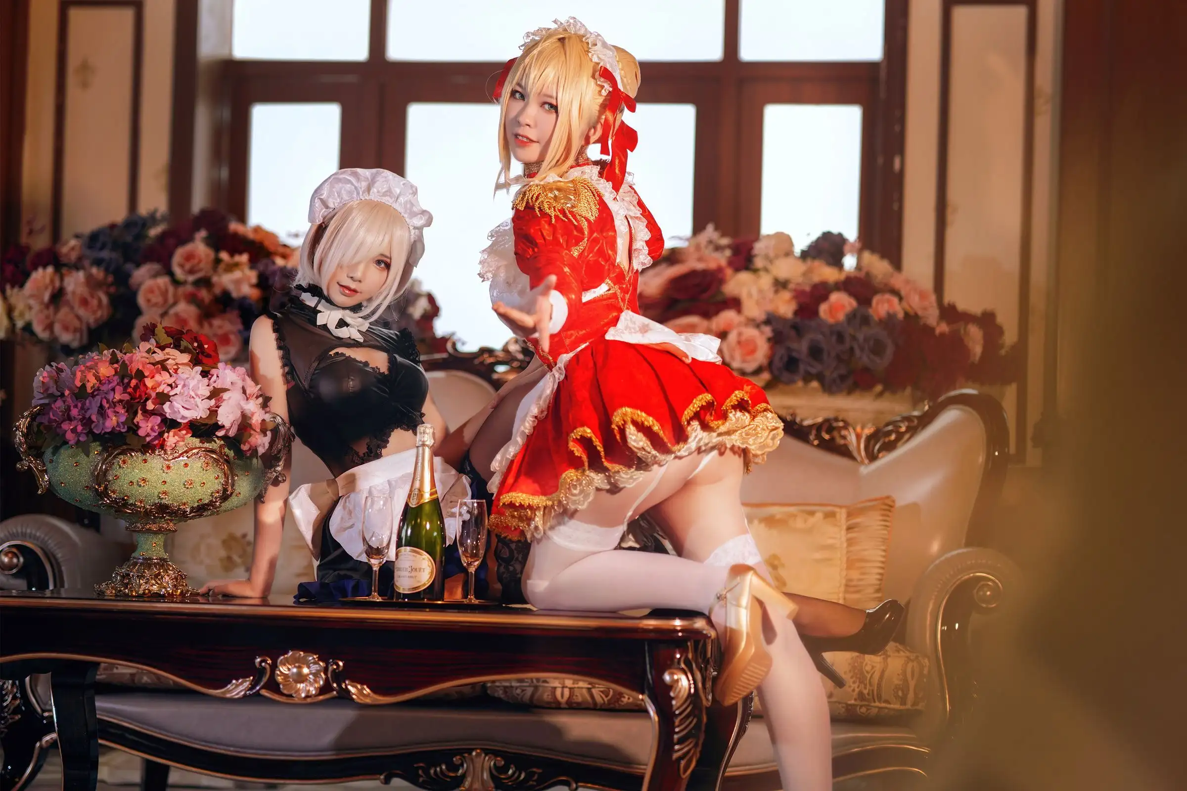 [Coser面饼仙儿] NO.071 Claudius x Kyrielight Maid – 半半子X