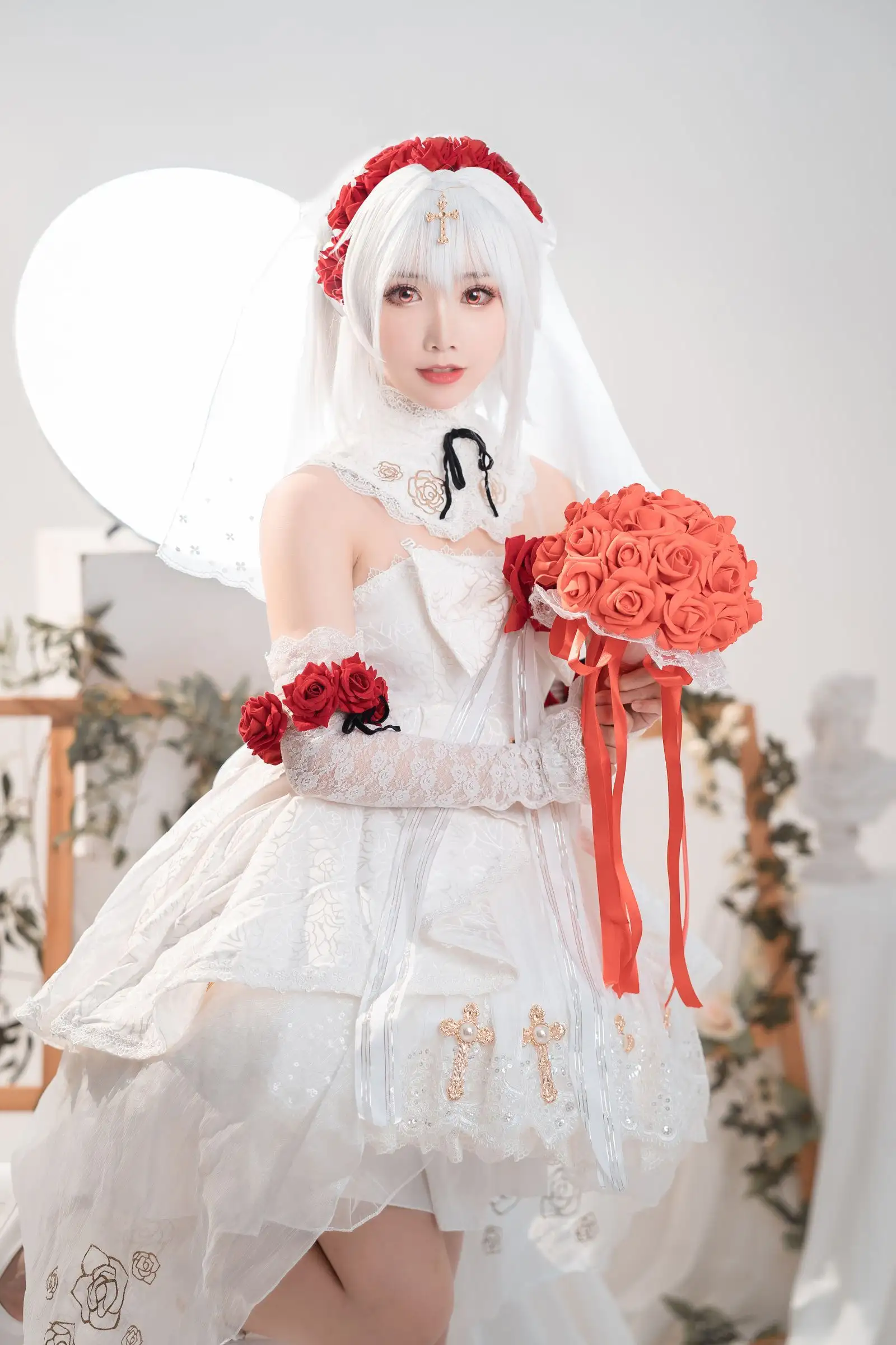 [Coser面饼仙儿] NO.089 德丽莎婚纱