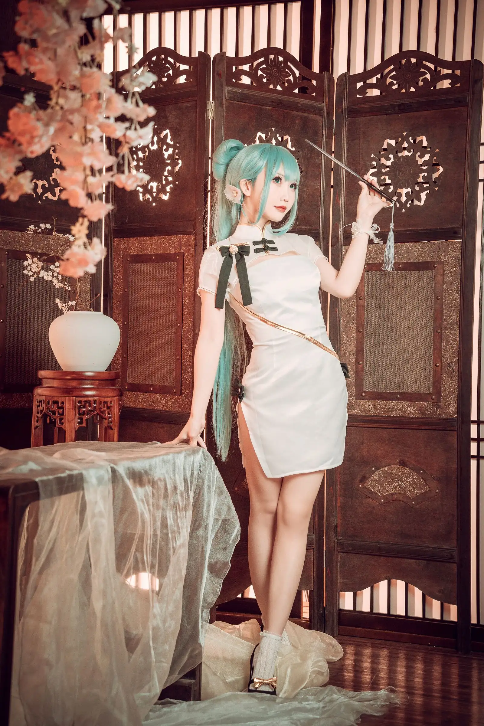 [Coser面饼仙儿] NO.096 初音旗袍