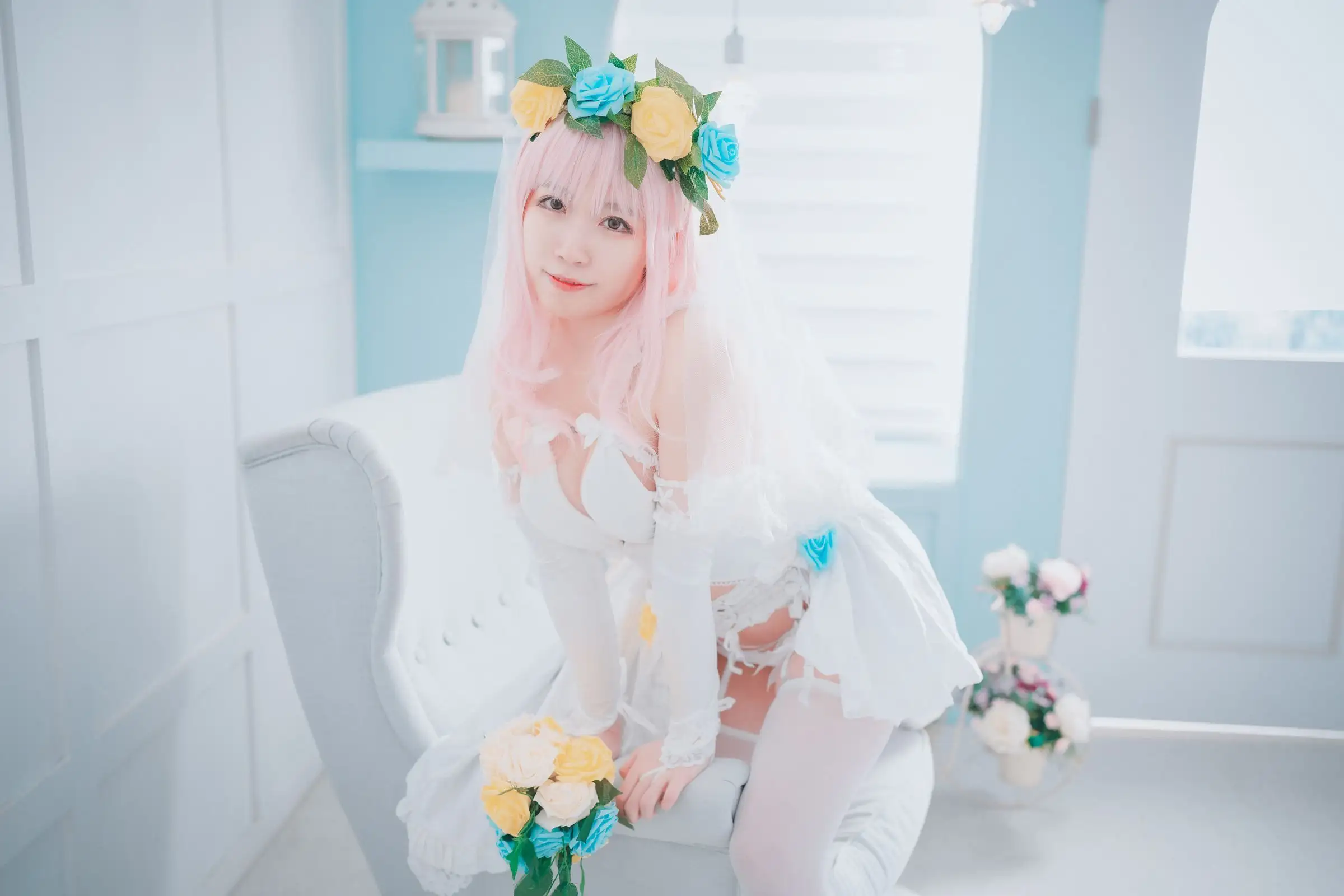[DJAWA] Photo – Myaron – Super Sonico White Wedding