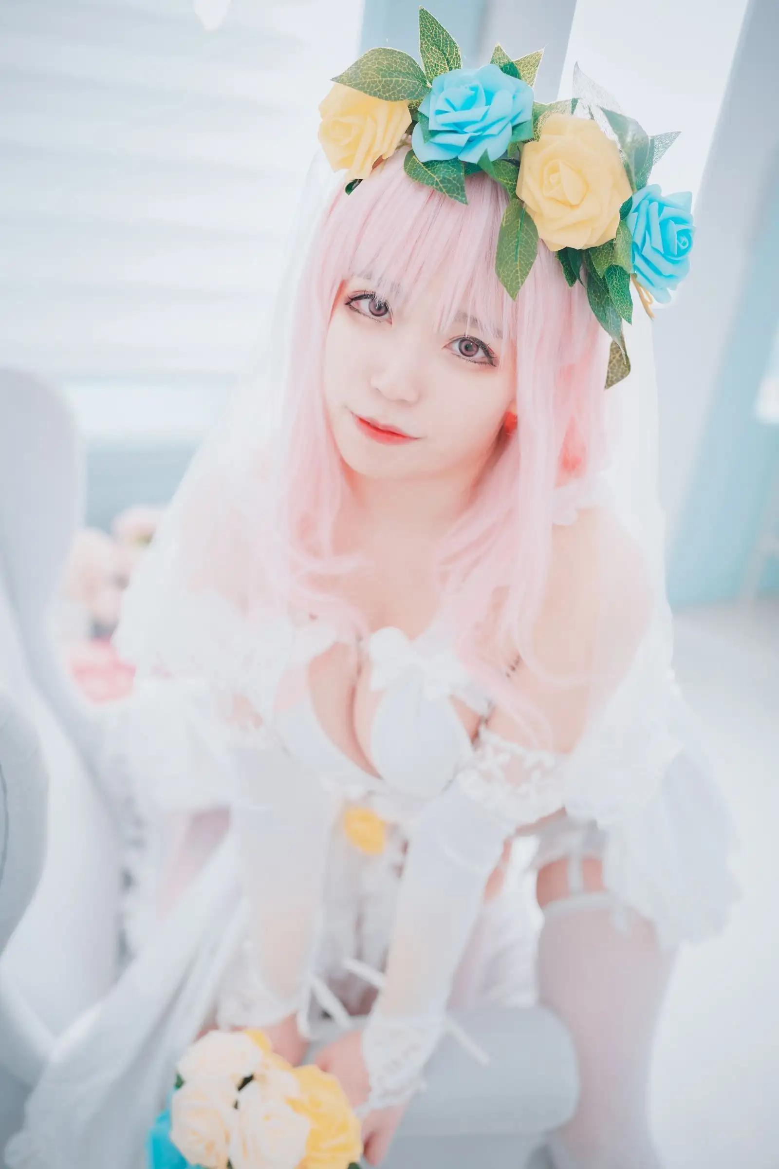 [DJAWA] Photo – Myaron – Super Sonico White Wedding