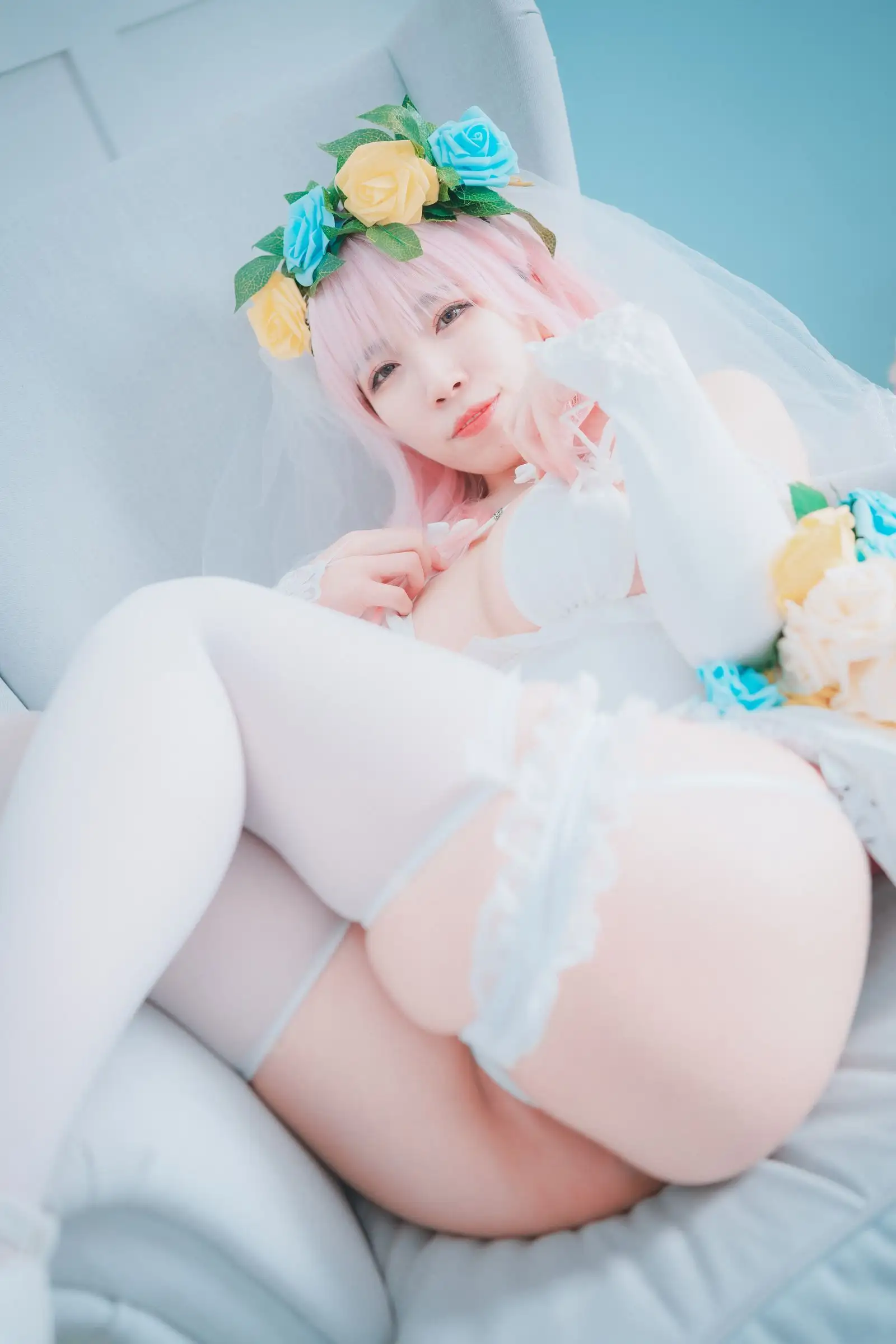 [DJAWA] Photo – Myaron – Super Sonico White Wedding