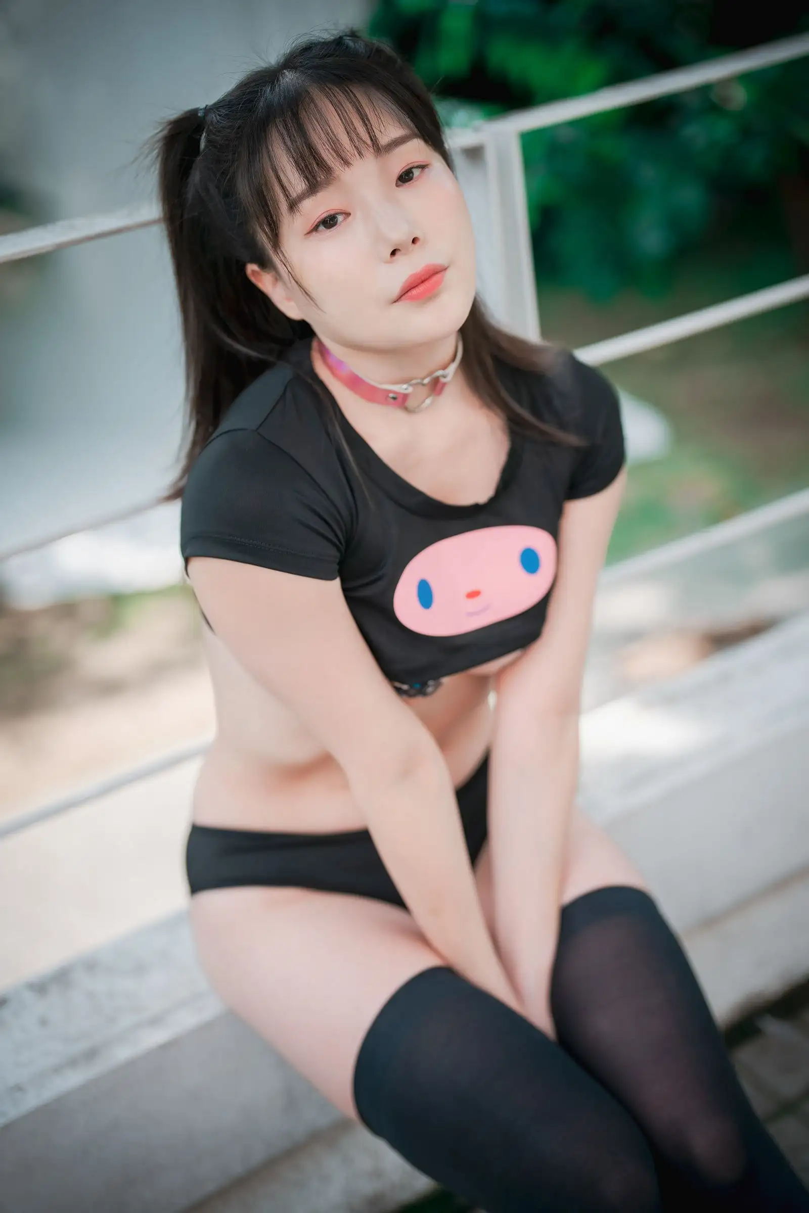 [DJAWA] Pia – Black Puppy Girl
