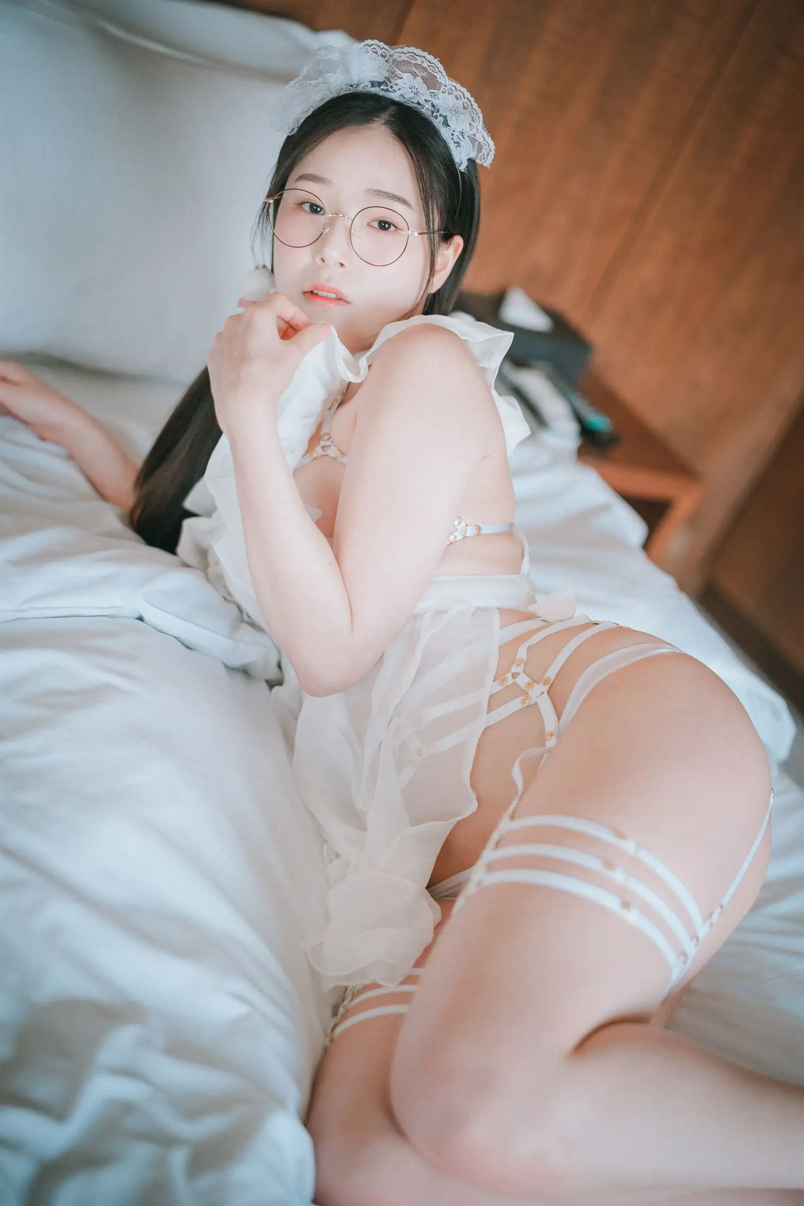 [DJAWA] Pia – Sheer Chiffon Apron