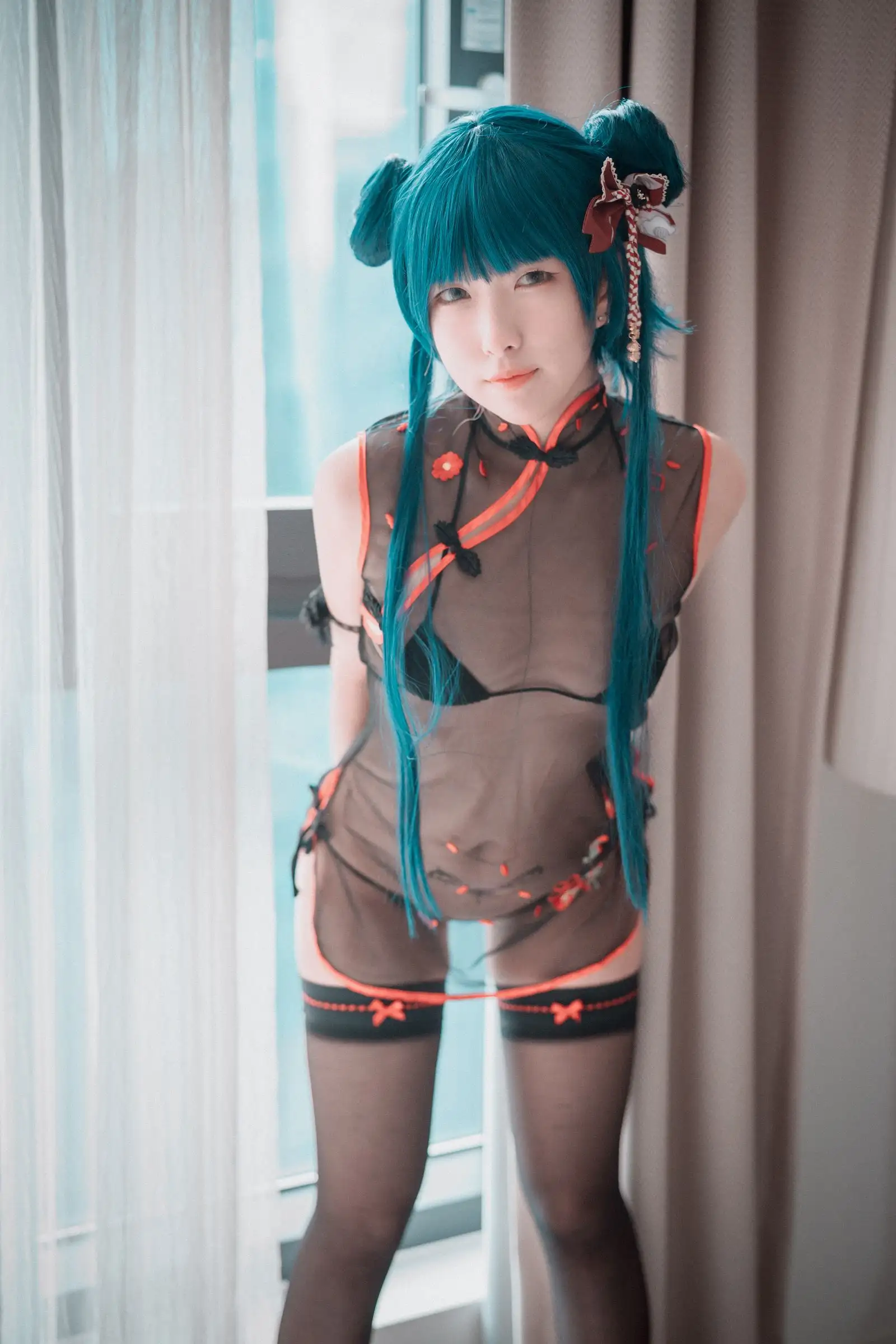 [DJAWA] Sonson – Sheer Qipao Girl