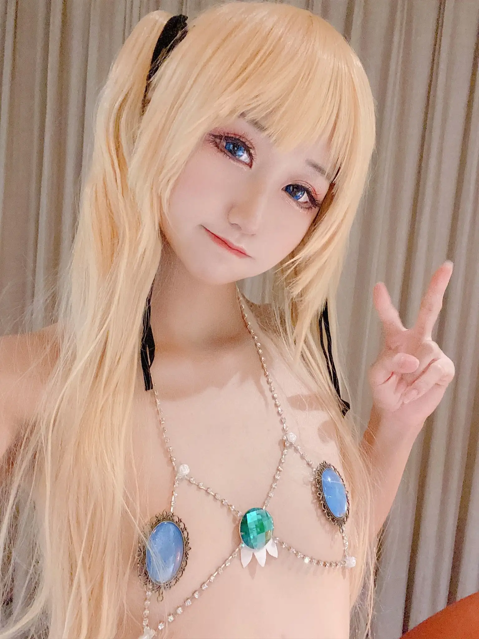 [Kuuko W] NO.005 Marie Rose-Fortune Bikini Selfie Set