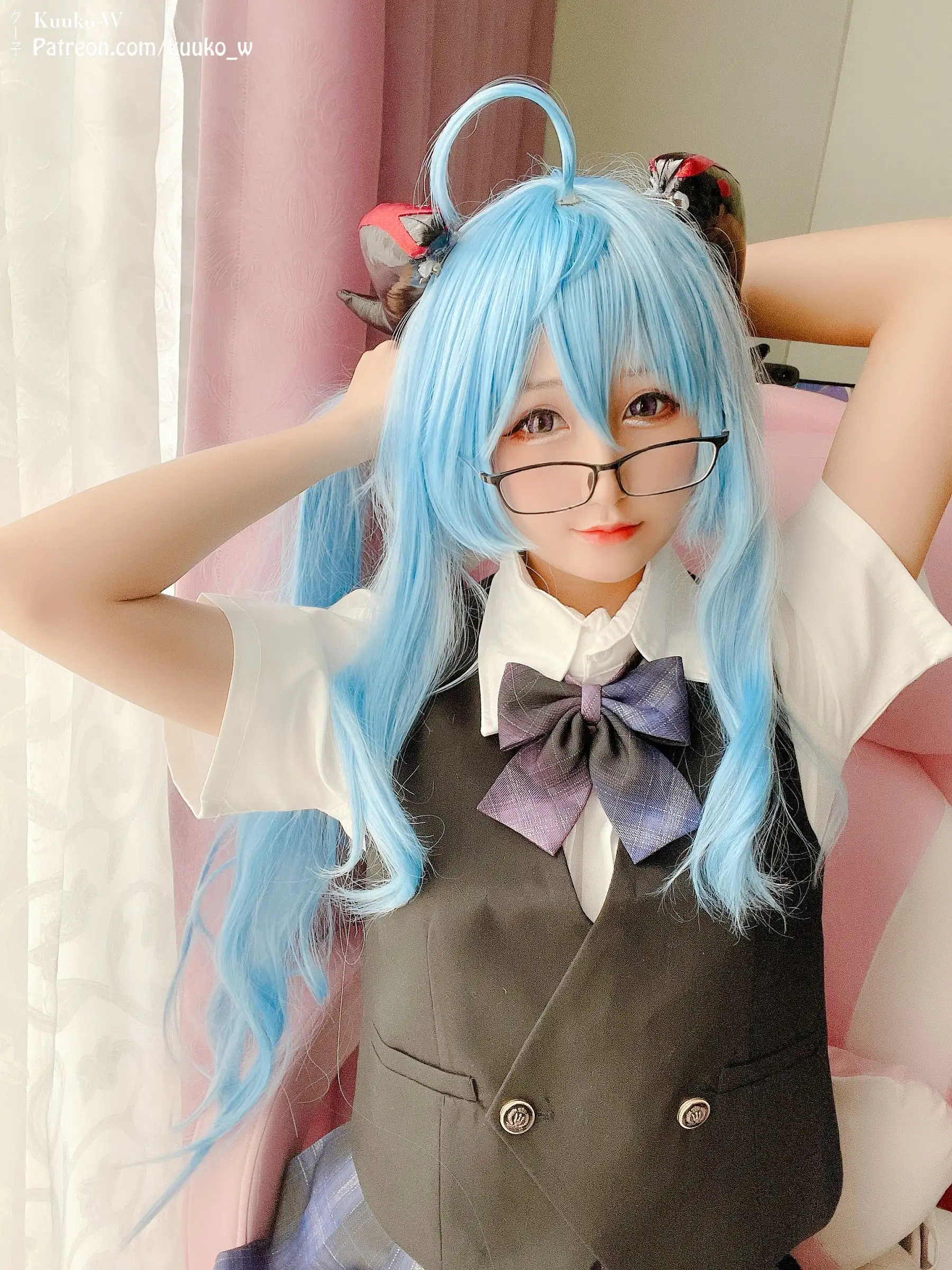 [Kuuko W] NO.067 Ganyu Pure Seifuku