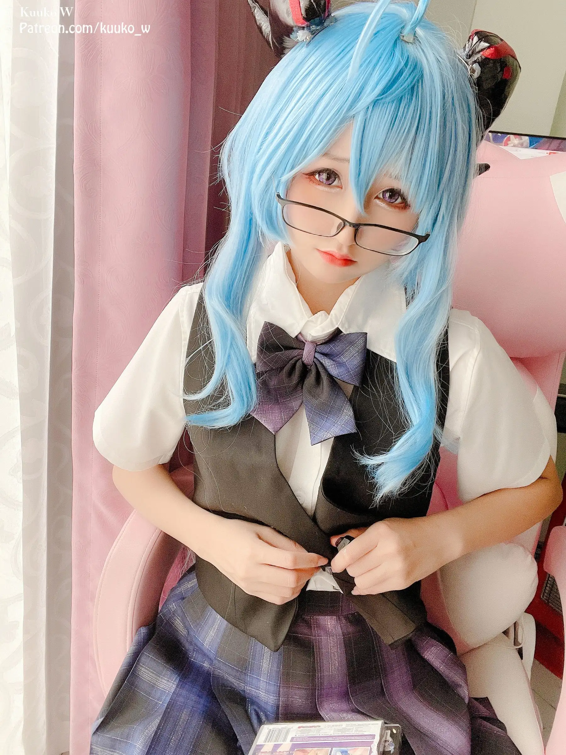 [Kuuko W] NO.067 Ganyu Pure Seifuku