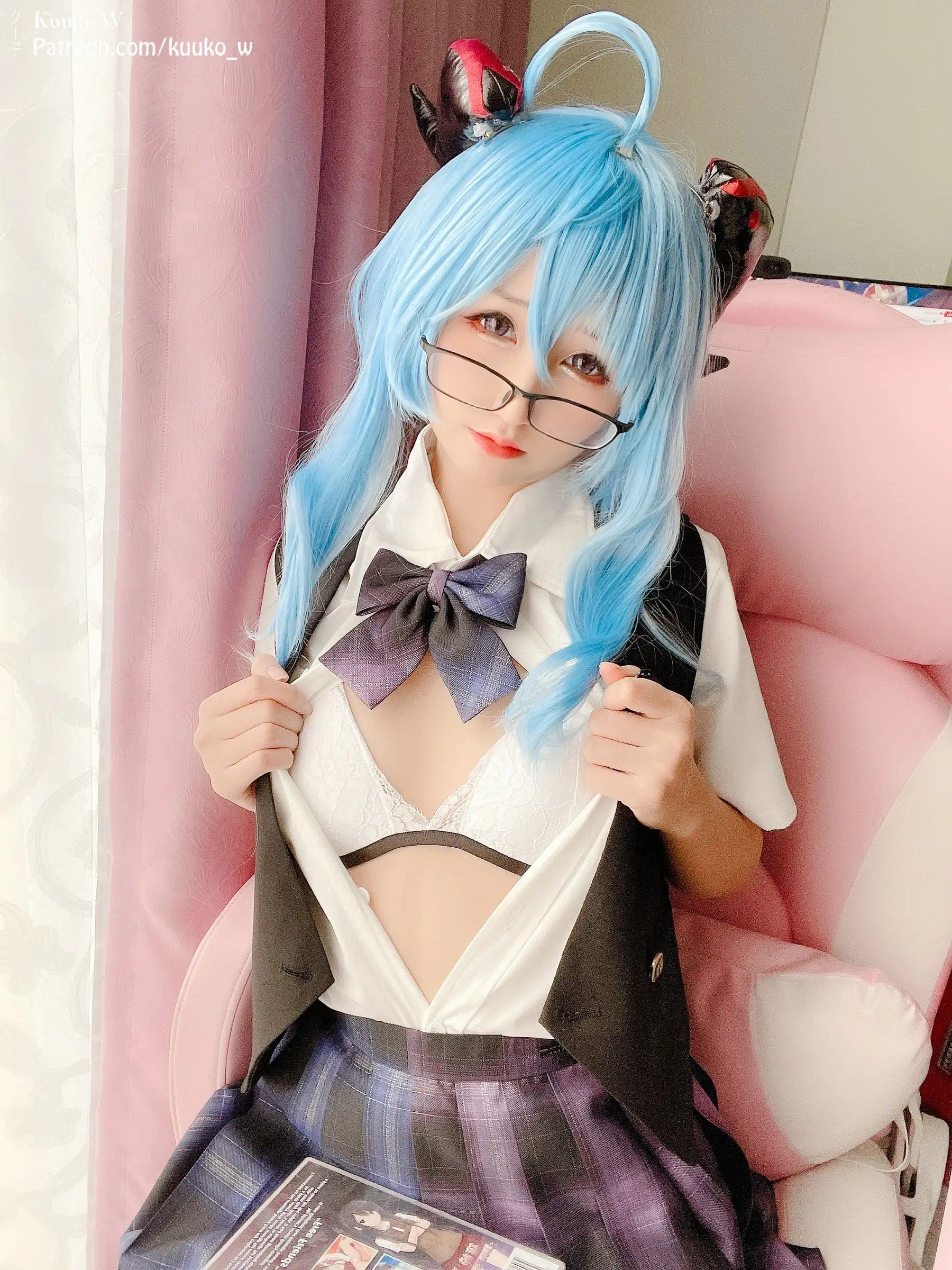 [Kuuko W] NO.067 Ganyu Pure Seifuku