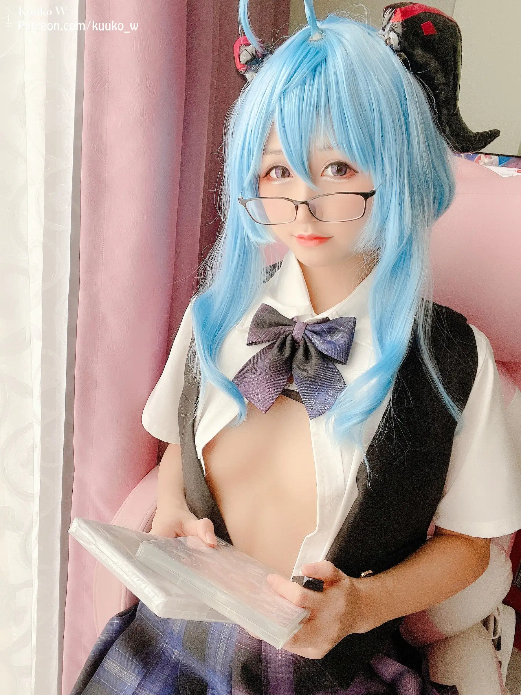 [Kuuko W] NO.067 Ganyu Pure Seifuku